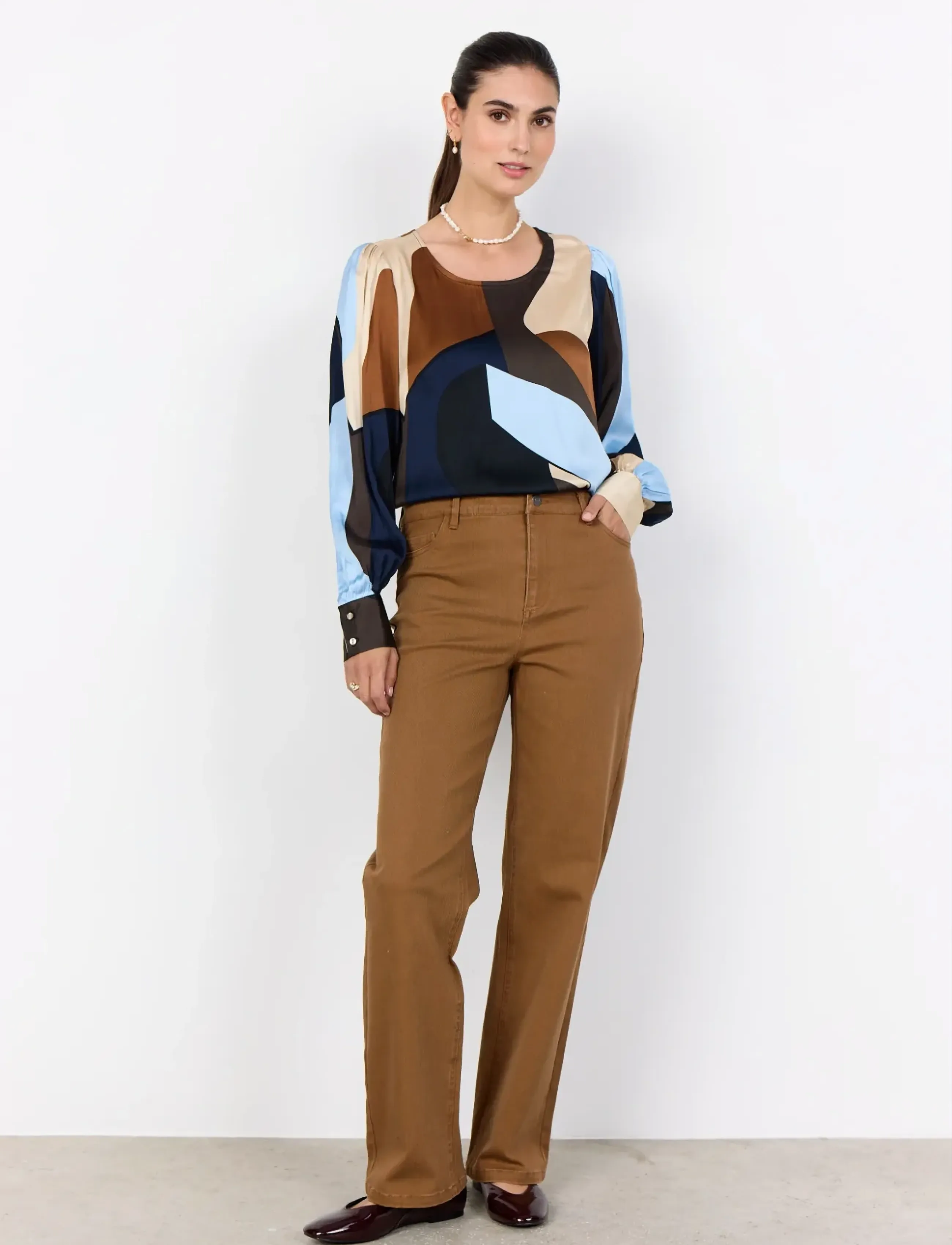 Soyaconcept - SC-BELL - long sleeved blouses - 6250 windsurfer combi - 3