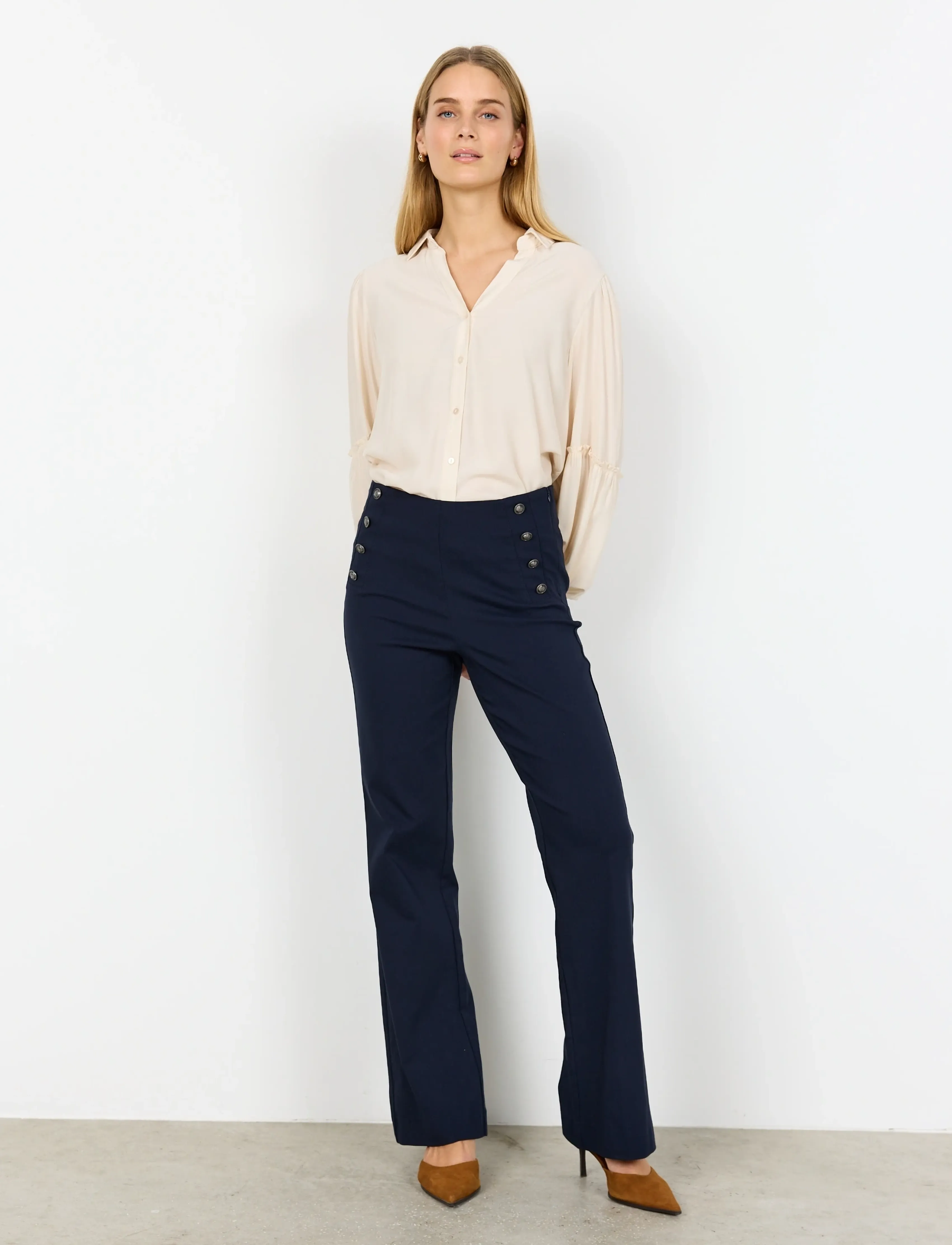 Soyaconcept SC-LILLY - Trousers - 6910 NAVY / navy