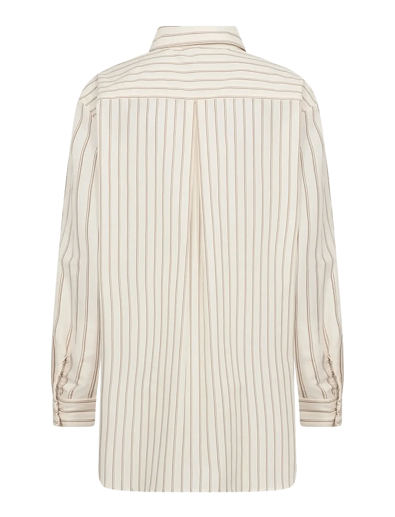 Soyaconcept - SC-BARDOT - langärmlige hemden - 1620 cream combi - 1