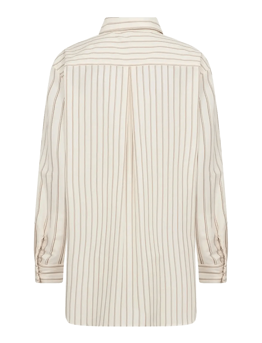 Soyaconcept - SC-BARDOT - langärmlige hemden - 1620 cream combi - 2