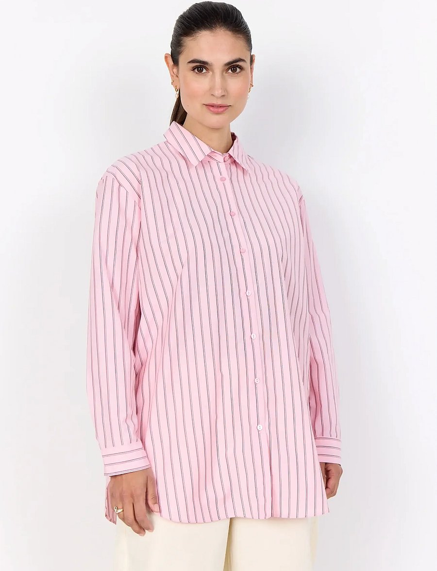Soyaconcept - SC-BARDOT - langärmlige hemden - 4120c rose combi - 0
