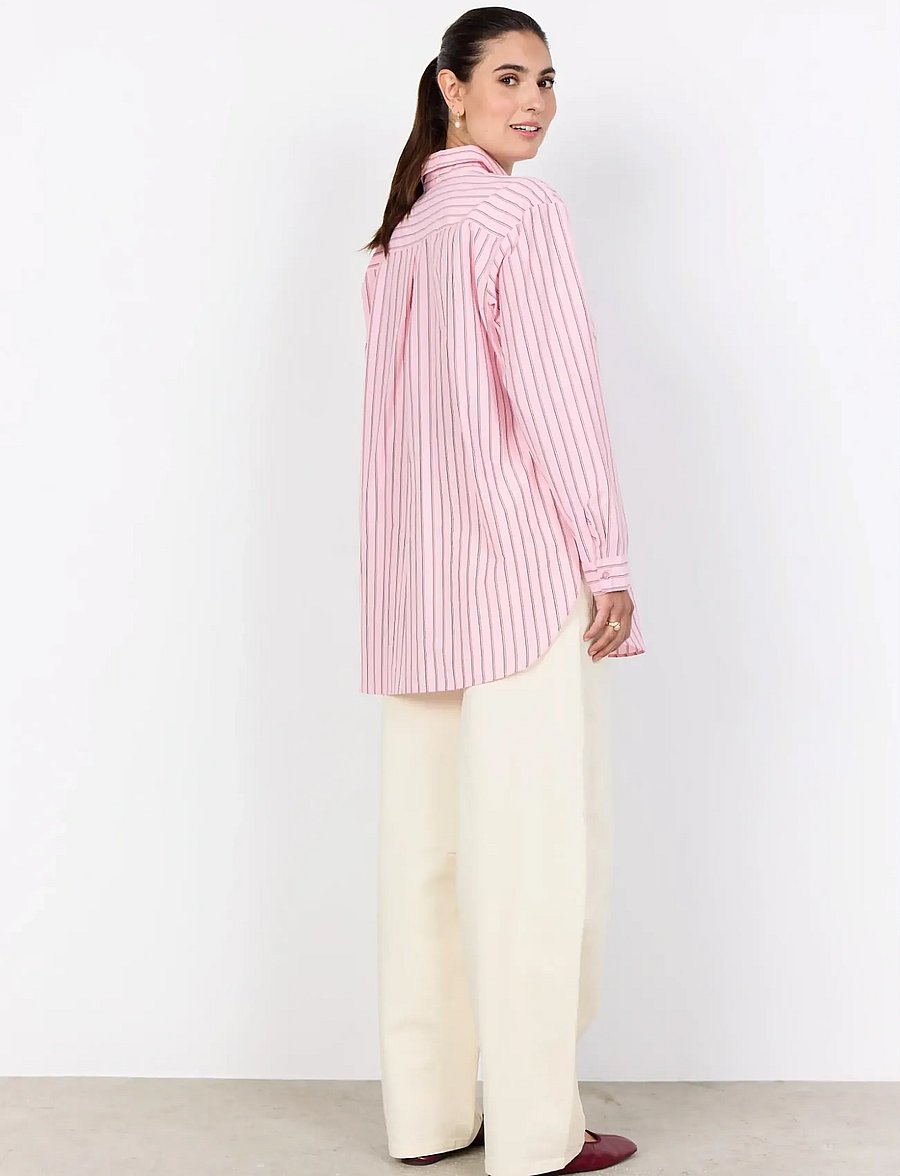Soyaconcept - SC-BARDOT - langärmlige hemden - 4120c rose combi - 3