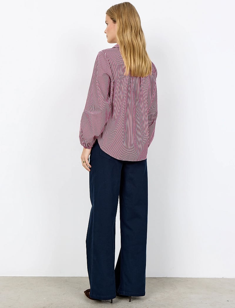 Soyaconcept - SC-BELINDA - langärmlige hemden - 4470c dk. red combi - 4