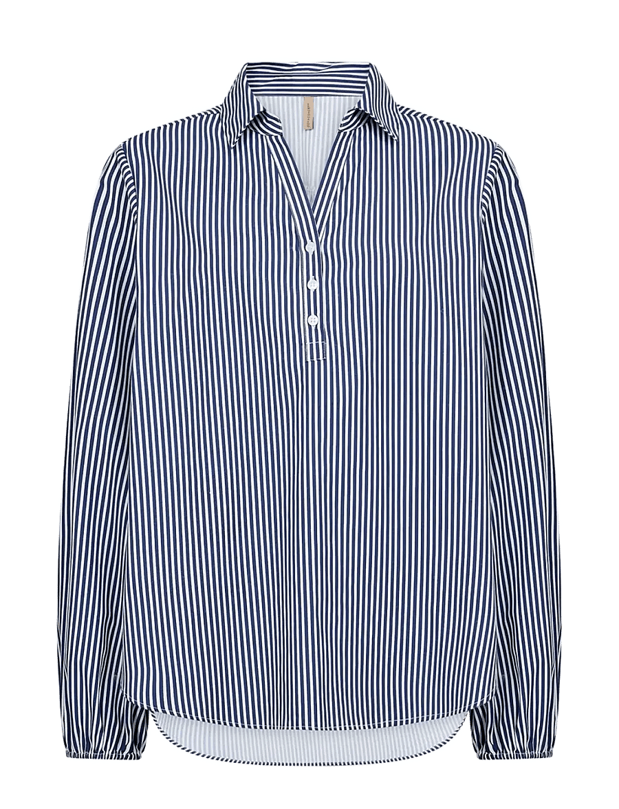 Soyaconcept - SC-BELINDA - koszule z długimi rękawami - 6910 navy combi - 1