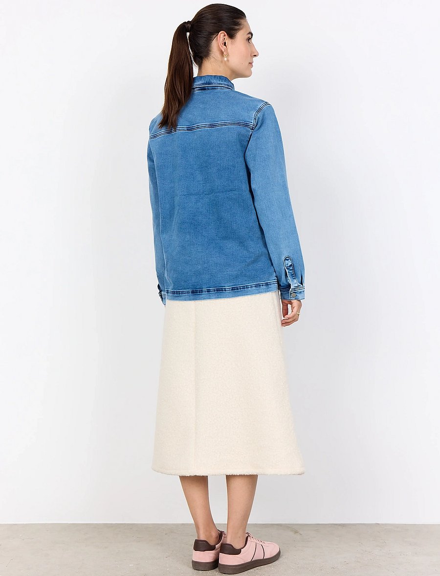 Soyaconcept - SC-NADIRA - jeanshemden - 2199 medium blue - 4