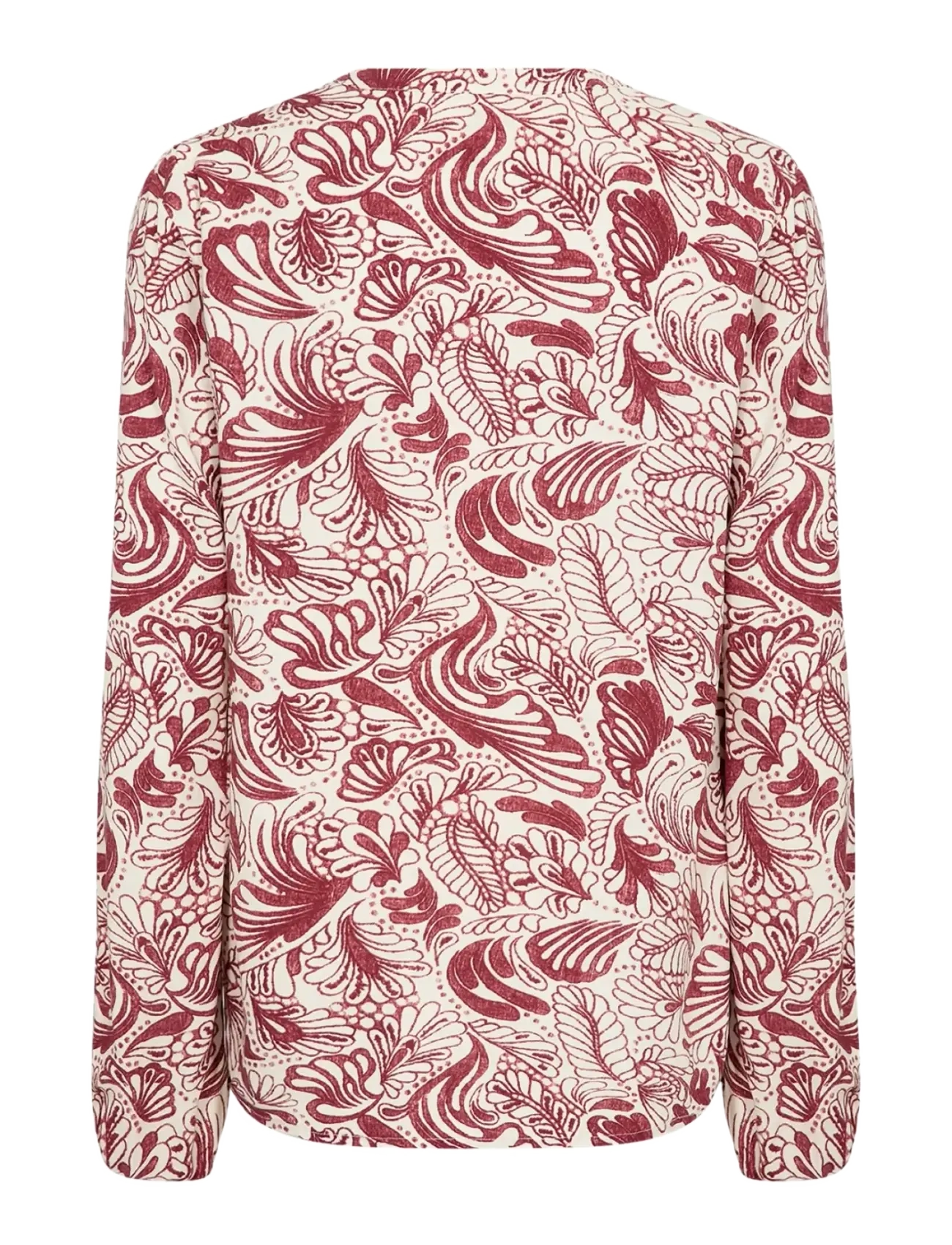 Soyaconcept - SC-BAYAN - långärmade blusar - 4470c dk. red combi - 2