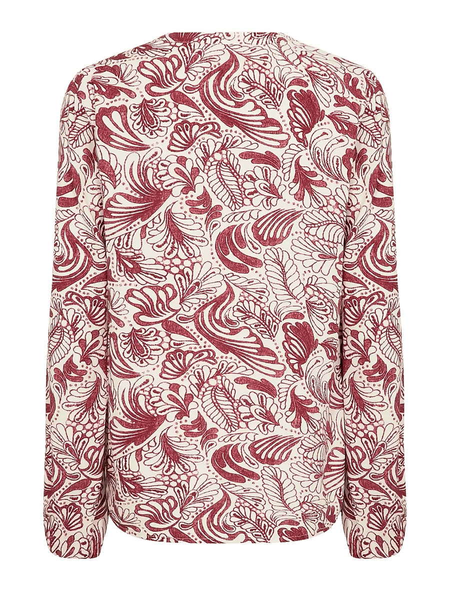 Soyaconcept - SC-BAYAN - palaidinės ilgomis rankovėmis - 4470c dk. red combi - 2