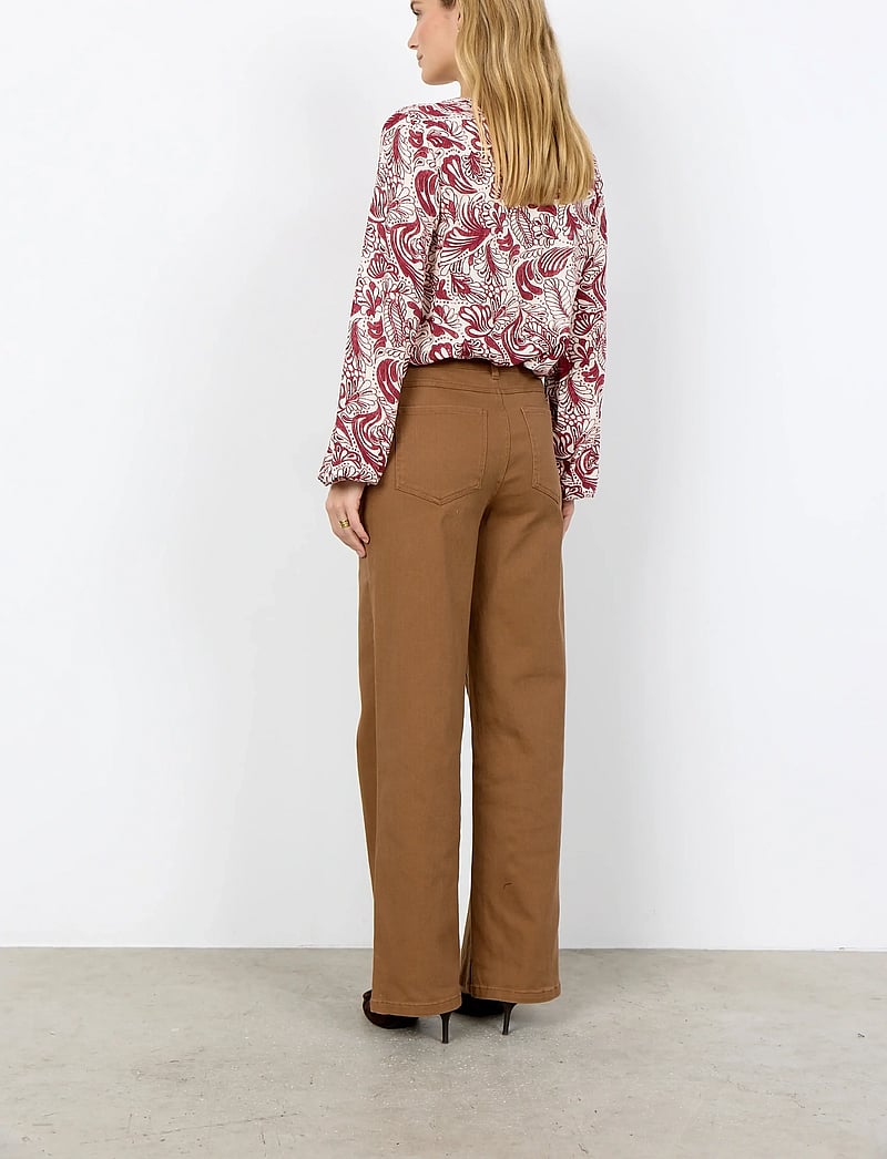 Soyaconcept - SC-BAYAN - langärmlige blusen - 4470c dk. red combi - 4