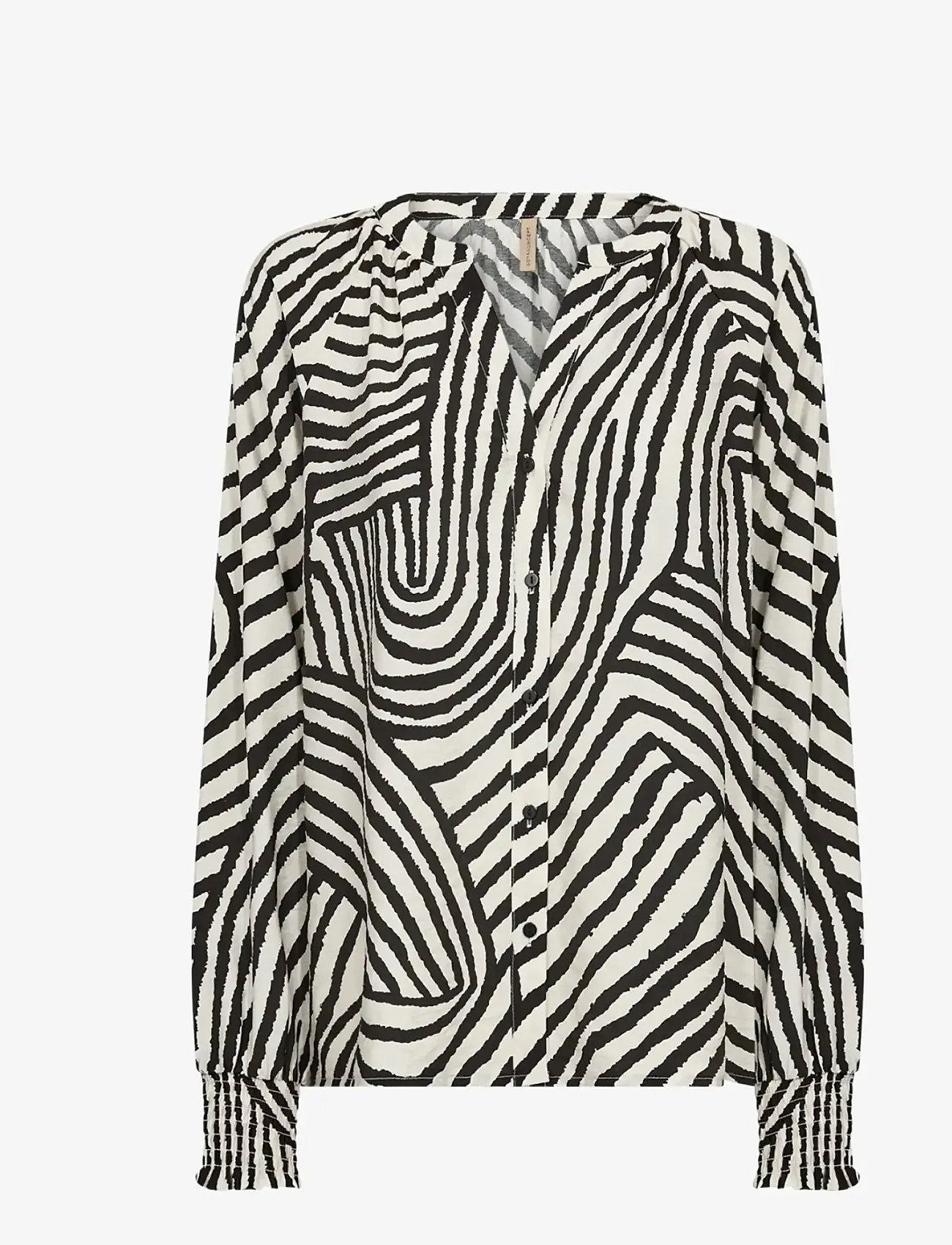 Soyaconcept - SC-BECCA - long-sleeved shirts - 9999 black combi - 1