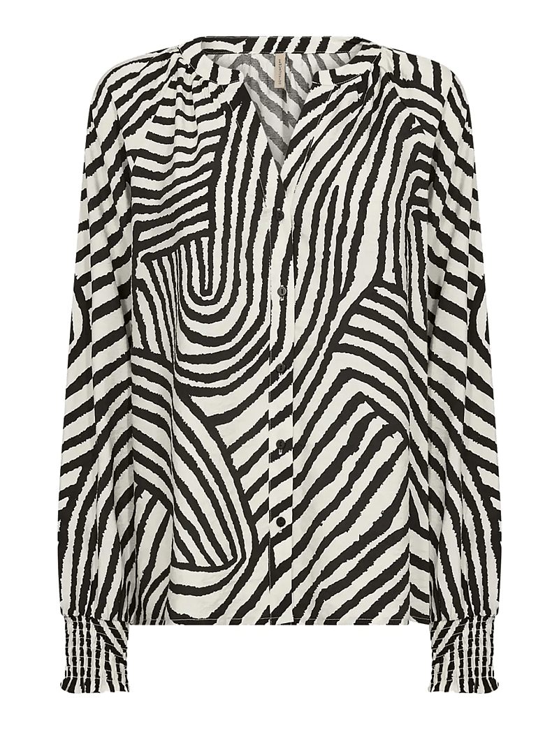 Soyaconcept - SC-BECCA - pikkade varrukatega särgid - 9999 black combi - 1