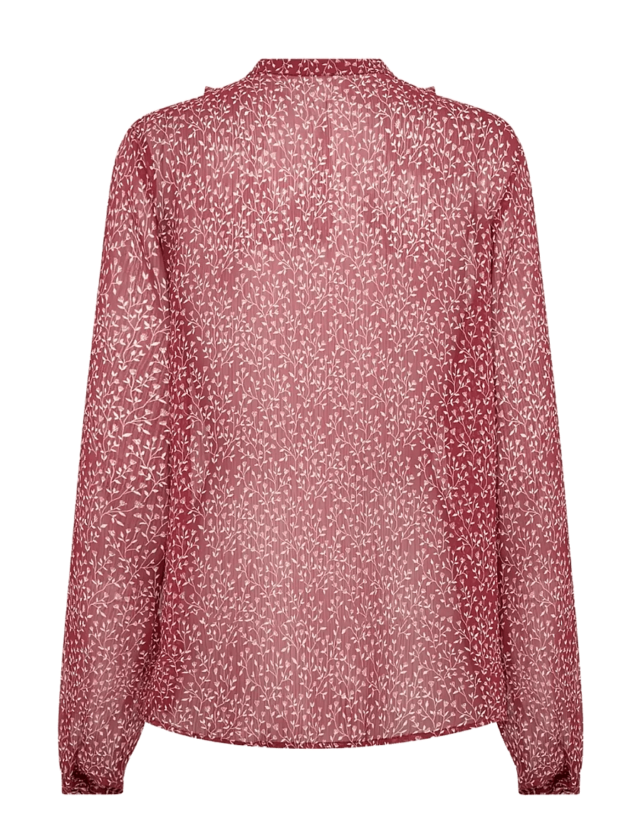 Soyaconcept - SC-BEBBIE - langærmede skjorter - 4470c dk. red combi - 2