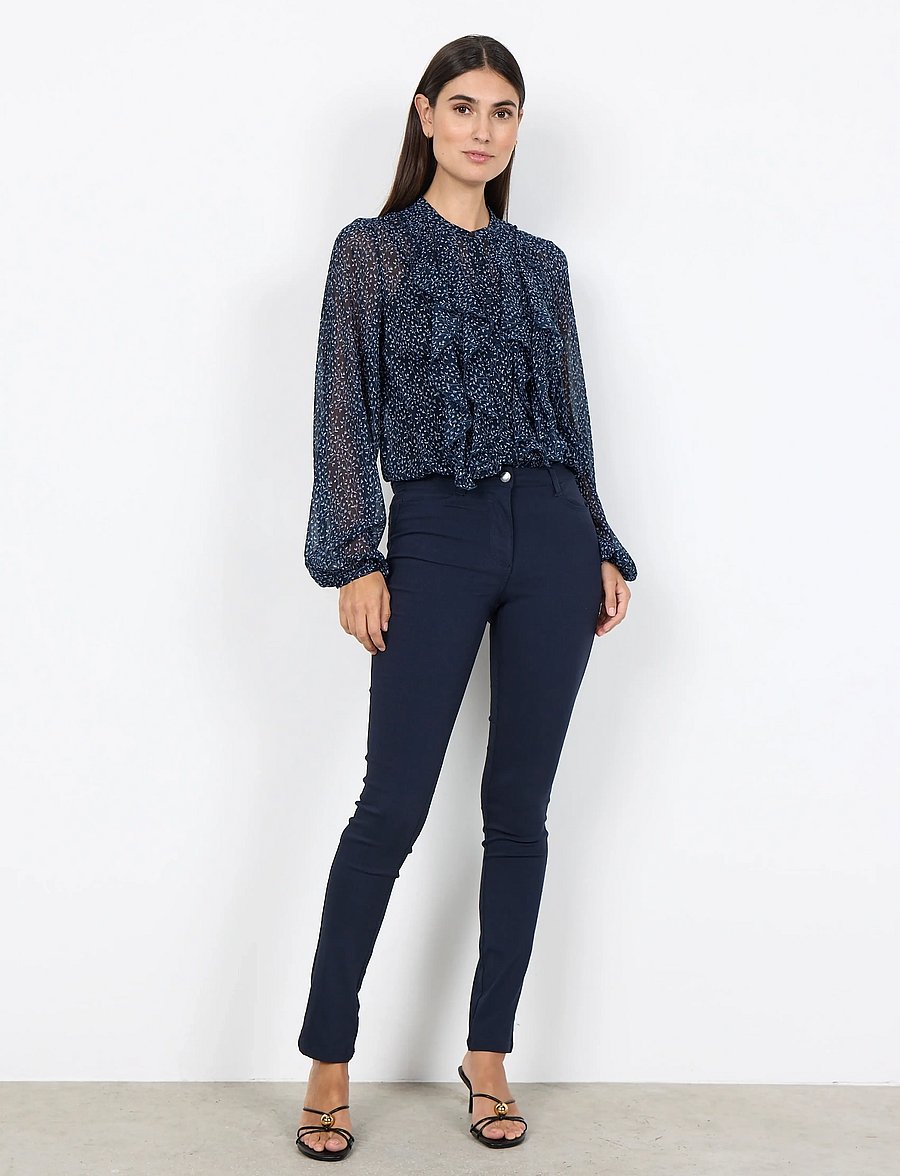 Soyaconcept - SC-BEBBIE - langärmlige hemden - 6910 navy combi - 3