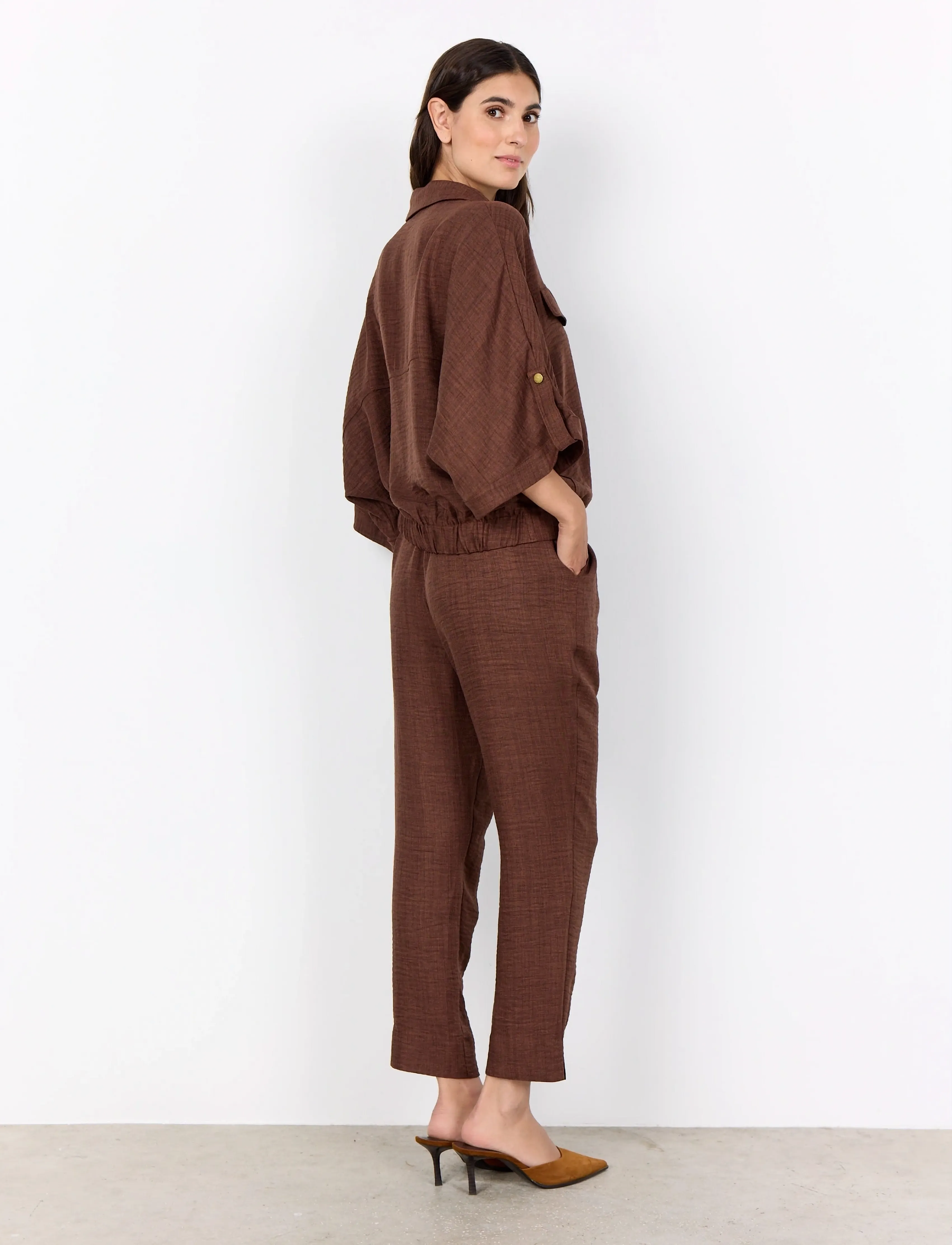 Soyaconcept - SC-CHARISSA - langærmede bluser - 8900 rocky road - 4