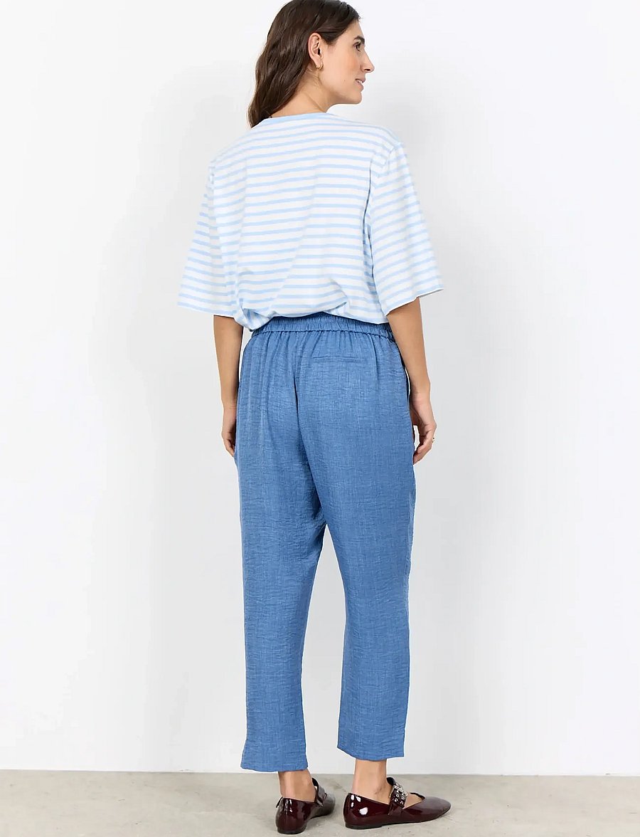 Soyaconcept - SC-CHARISSA - sirge säärega püksid - 6635 colony blue - 3