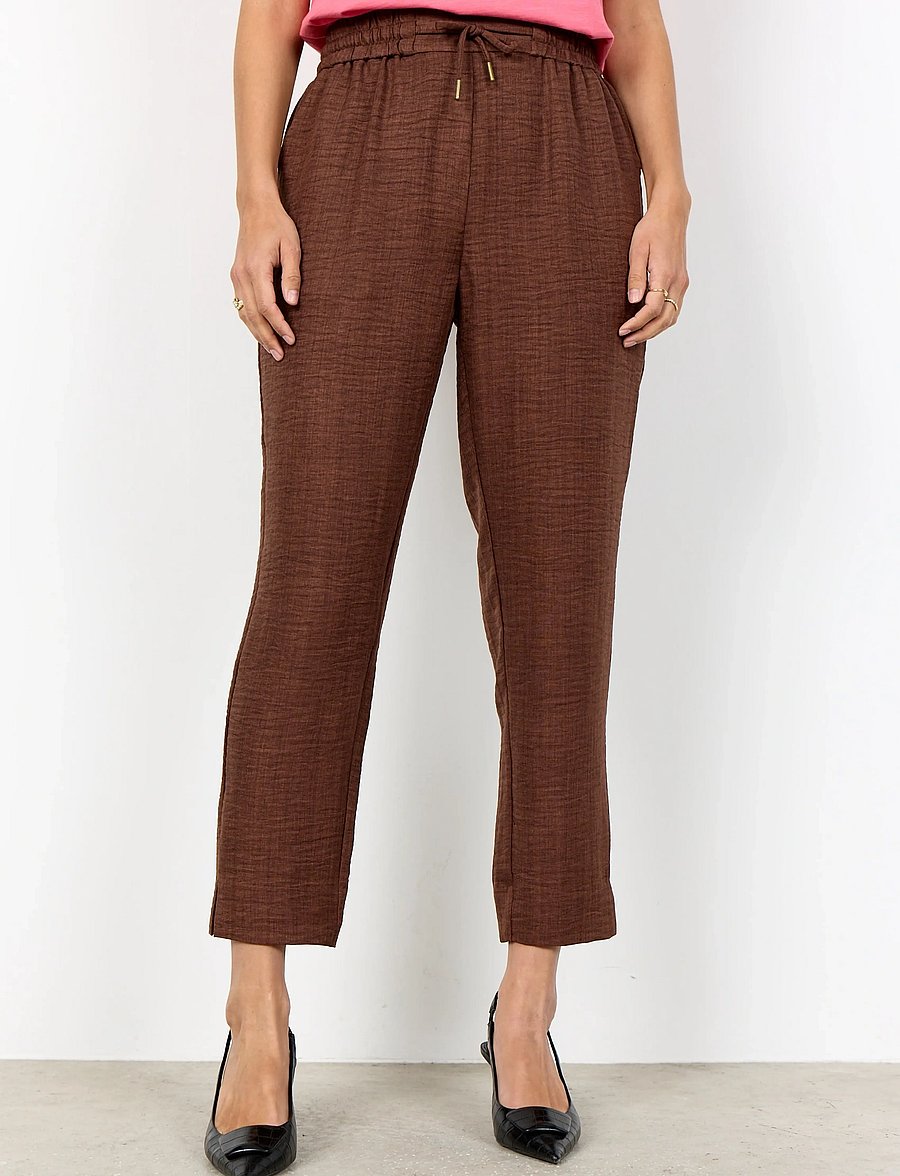 Soyaconcept - SC-CHARISSA - spodnie proste - 8900 rocky road - 3