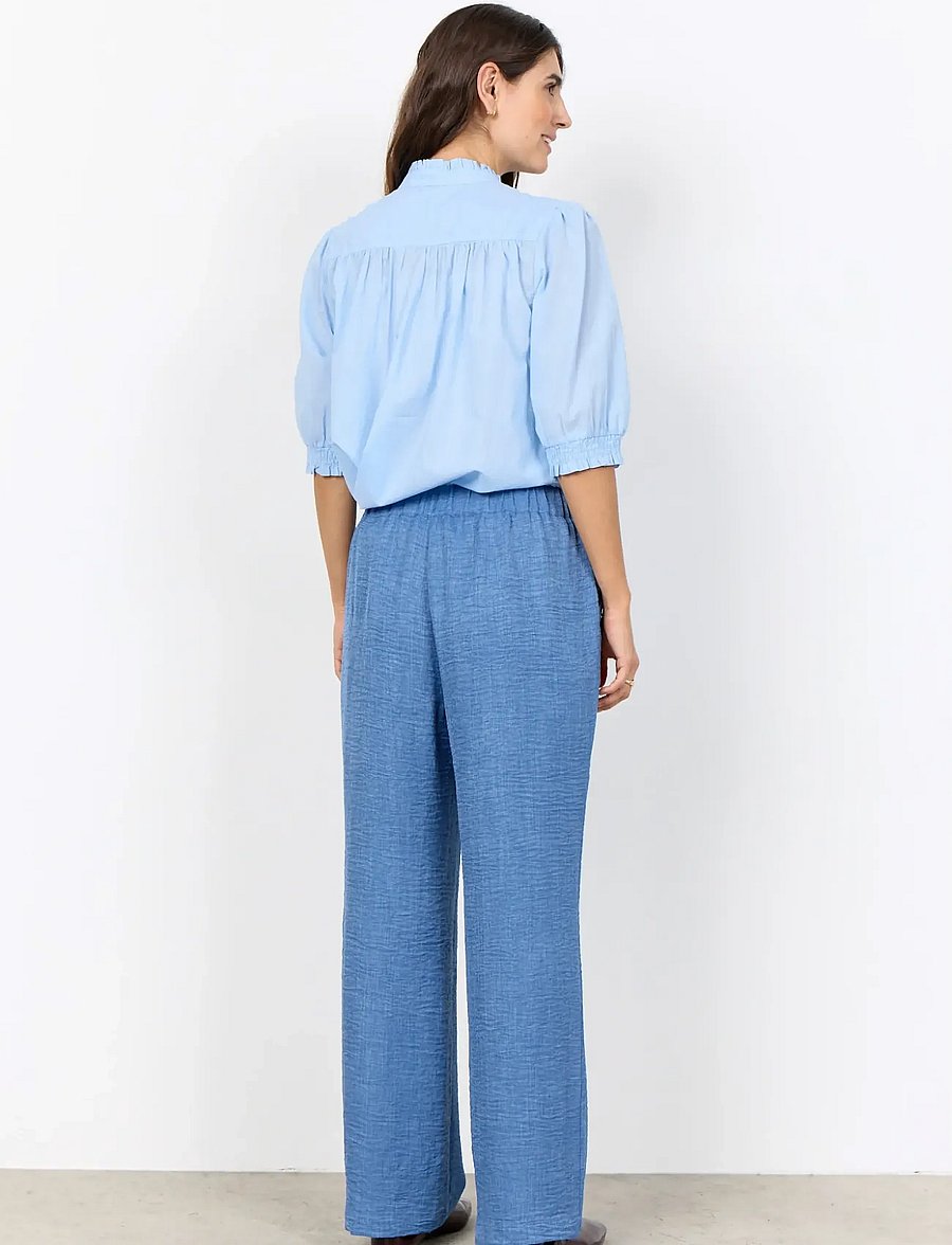 Soyaconcept - SC-CHARISSA - tiesaus kirpimo kelnės - 6635 colony blue - 3
