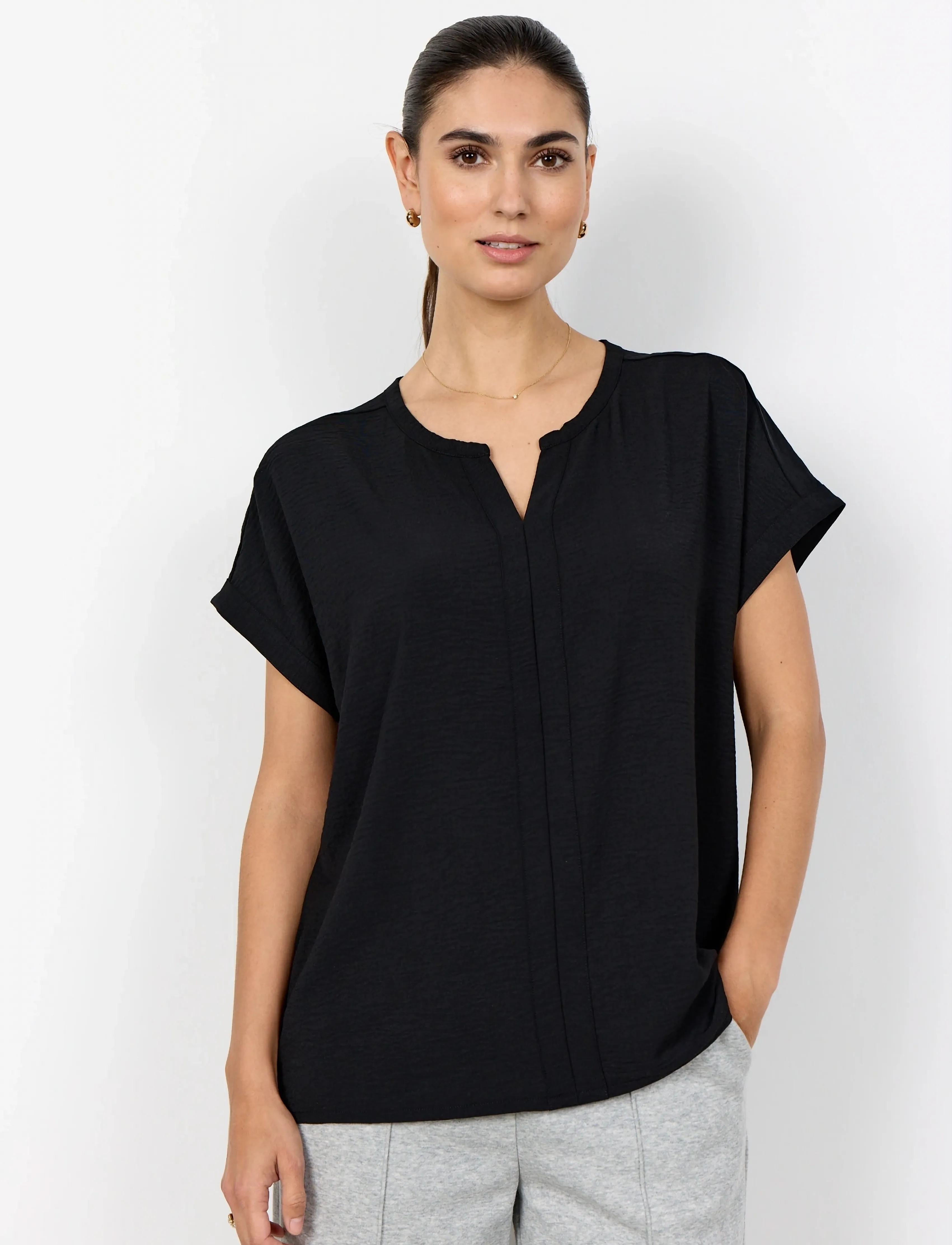 Soyaconcept SC-CATH - T-shirts - 9999 BLACK / black