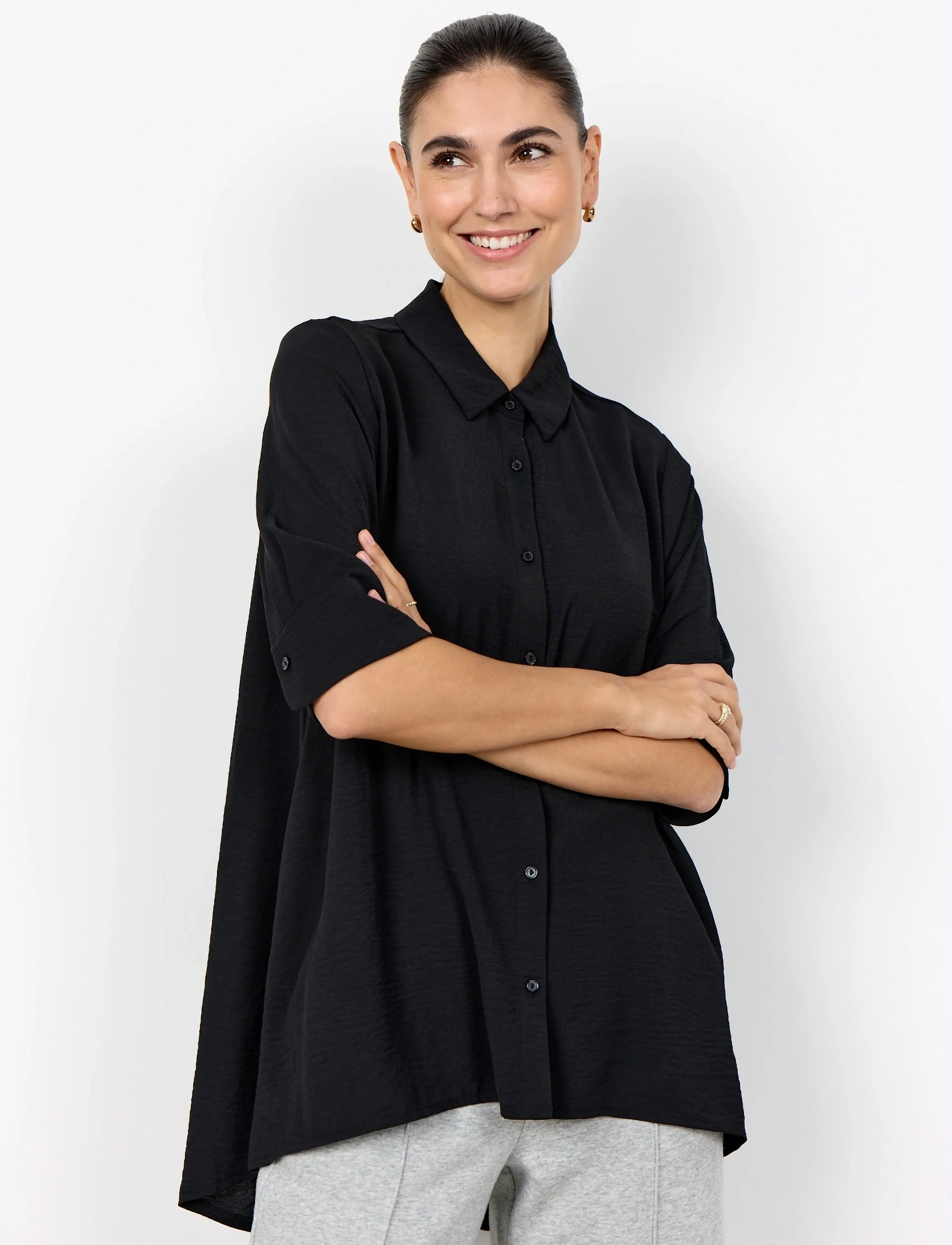 Soyaconcept SC-CATH - Hemden - 9999 BLACK / black