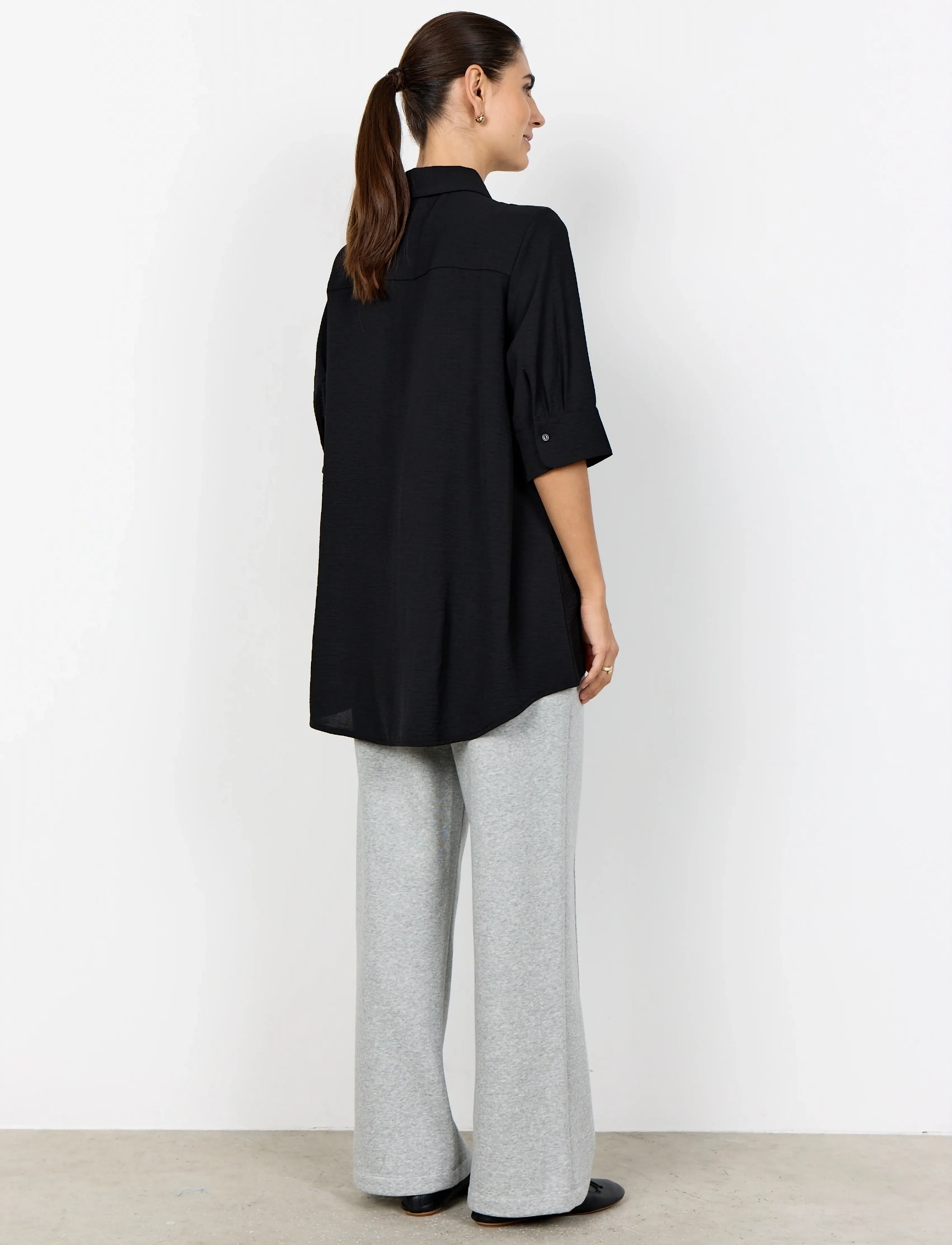 Soyaconcept - SC-CATH - kortærmede skjorter - 9999 black - 4