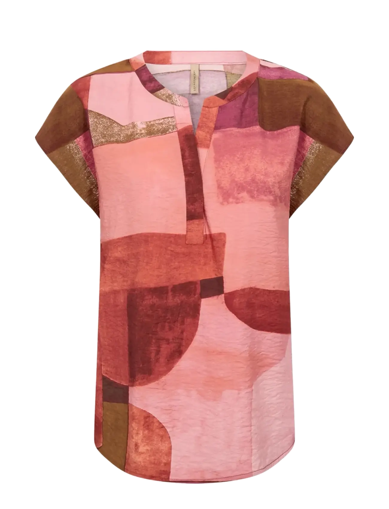 Soyaconcept SC-CATANIA - Kortærmede bluser - 4390 RAPTURE ROSE COMBI / pink/rose