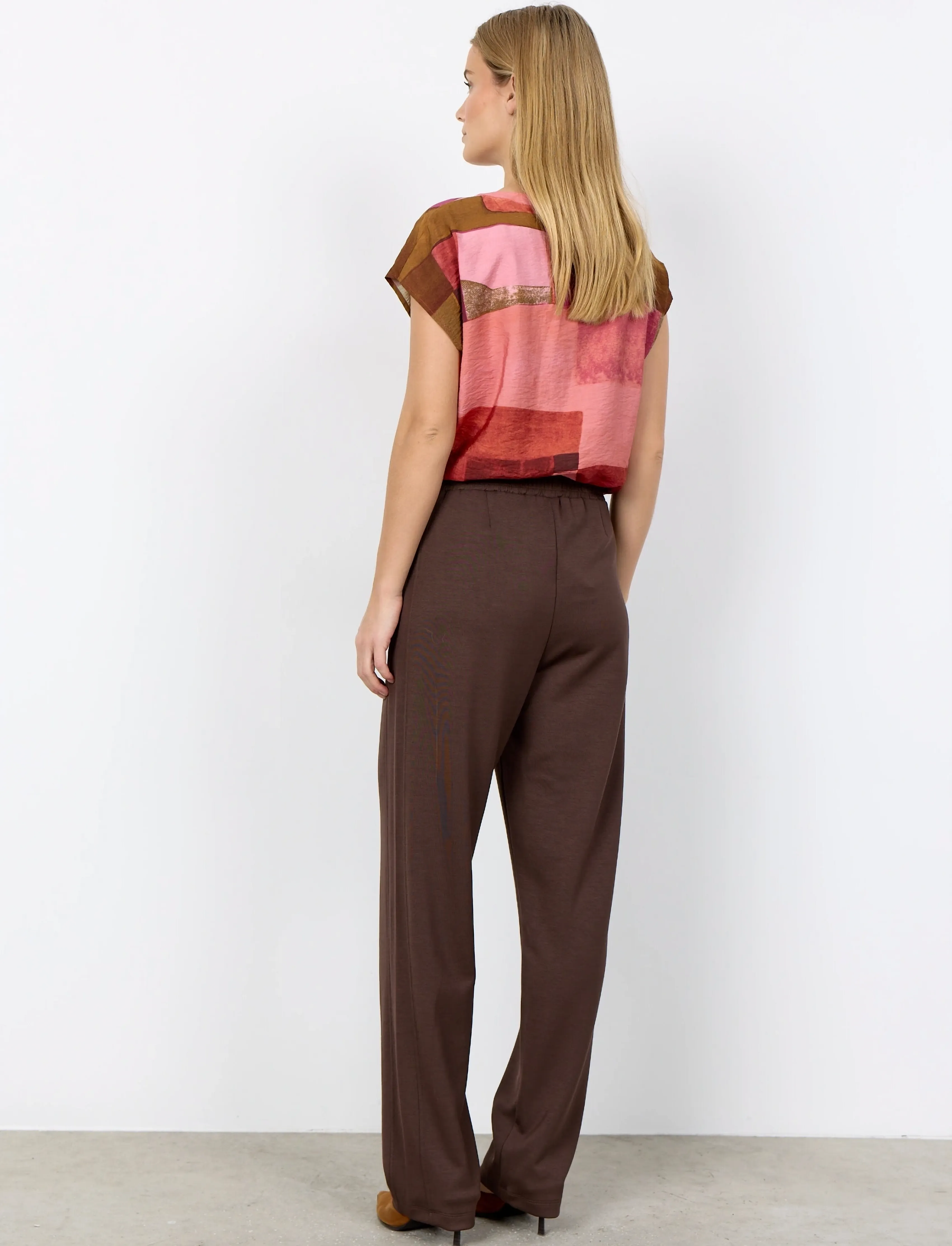 Soyaconcept - SC-CATANIA - kortärmade blusar - 4390 rapture rose combi - 4