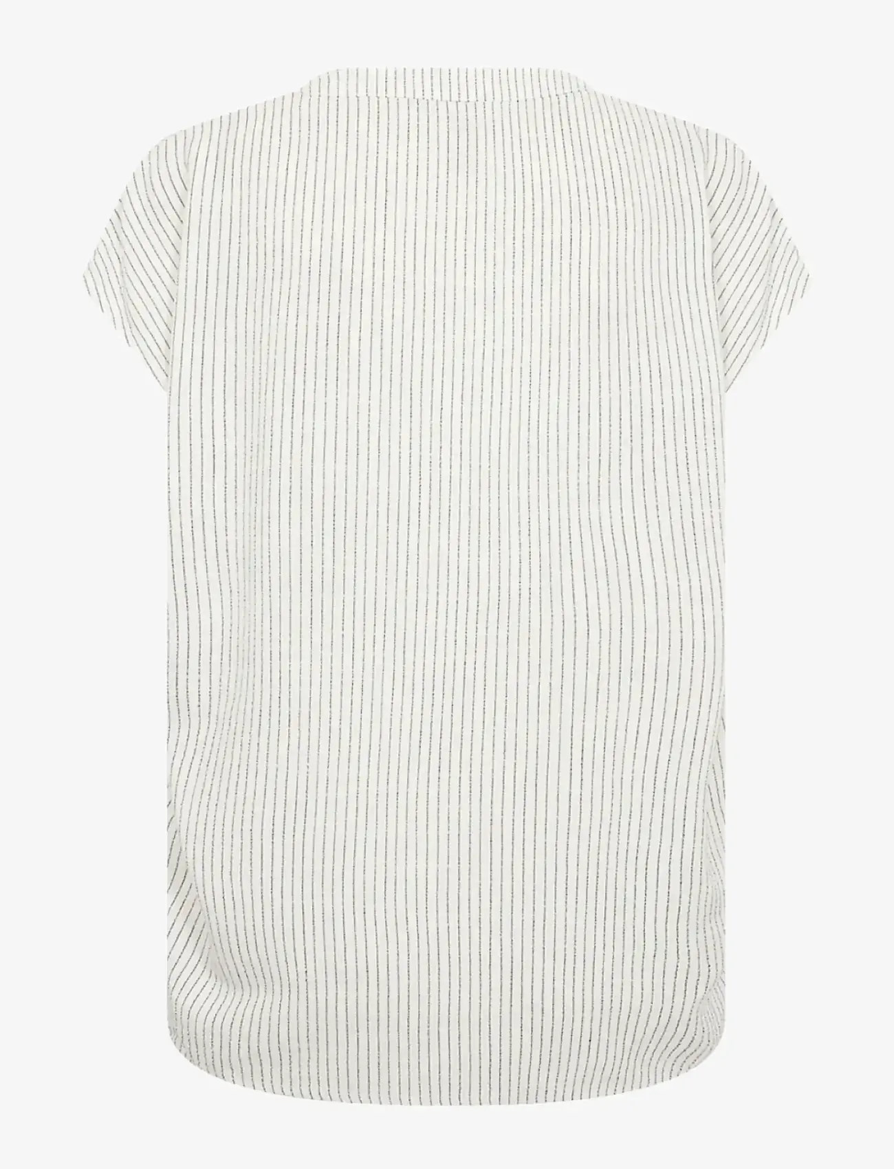 Soyaconcept - SC-CANNIE - kortærmede bluser - 1100 offwhite combi - 2