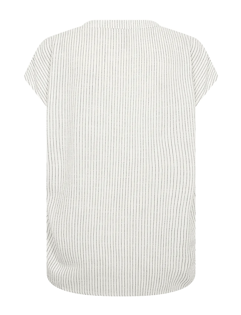 Soyaconcept - SC-CANNIE - kortærmede bluser - 1100 offwhite combi - 2