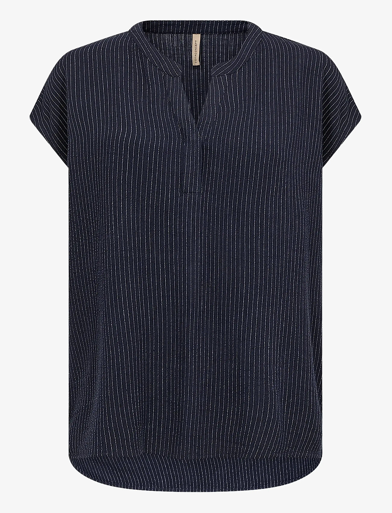 Soyaconcept - SC-CANNIE - lühikeste varrukatega pluusid - 6910 navy combi - 1