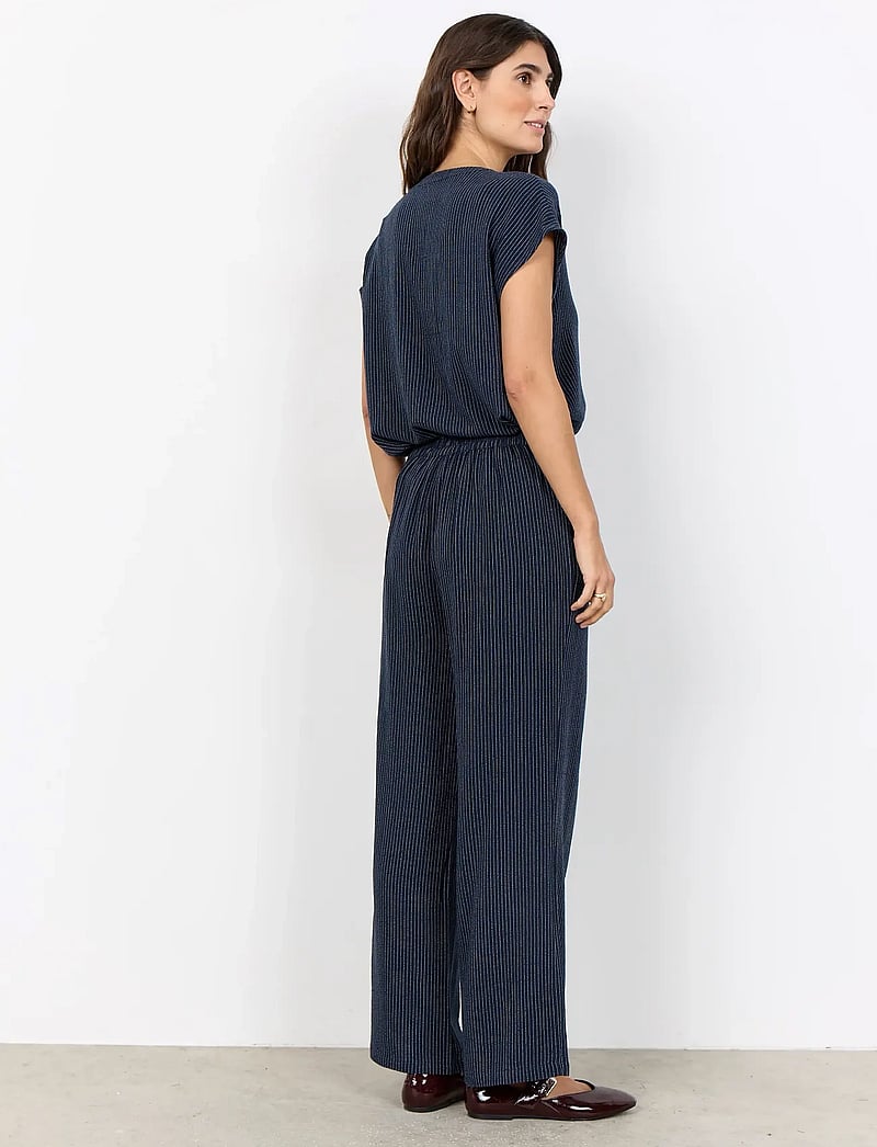 Soyaconcept - SC-CANNIE - kurzämlige blusen - 6910 navy combi - 4