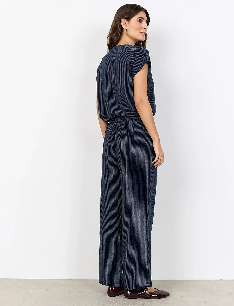 Soyaconcept - SC-CANNIE - lühikeste varrukatega pluusid - 6910 navy combi - 4