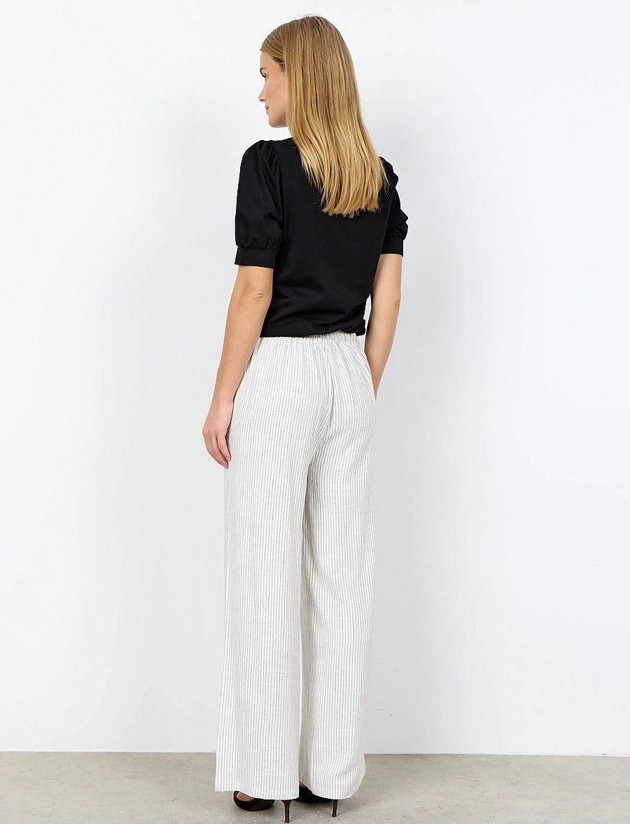 Soyaconcept - SC-CANNIE - leinenhosen - 1100 offwhite combi - 4