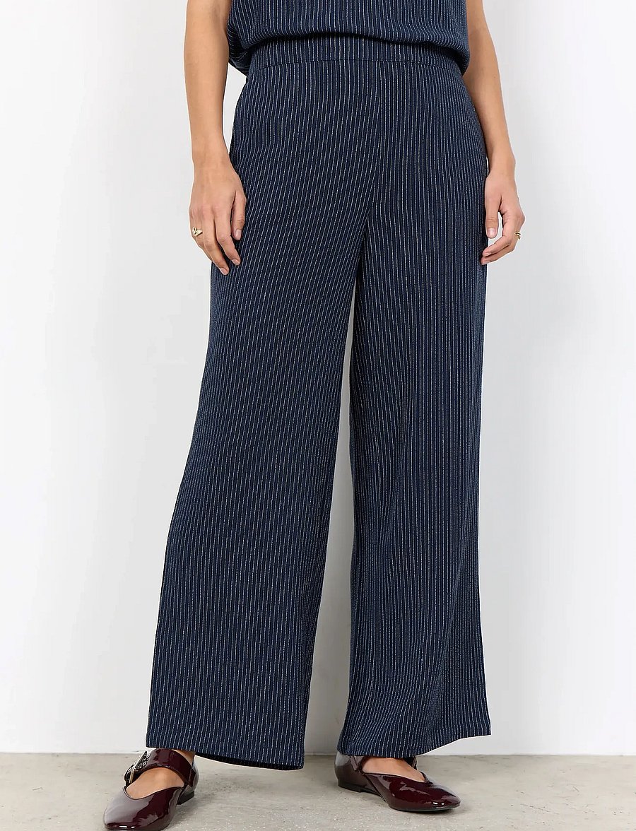 Soyaconcept - SC-CANNIE - leinenhosen - 6910 navy combi - 3