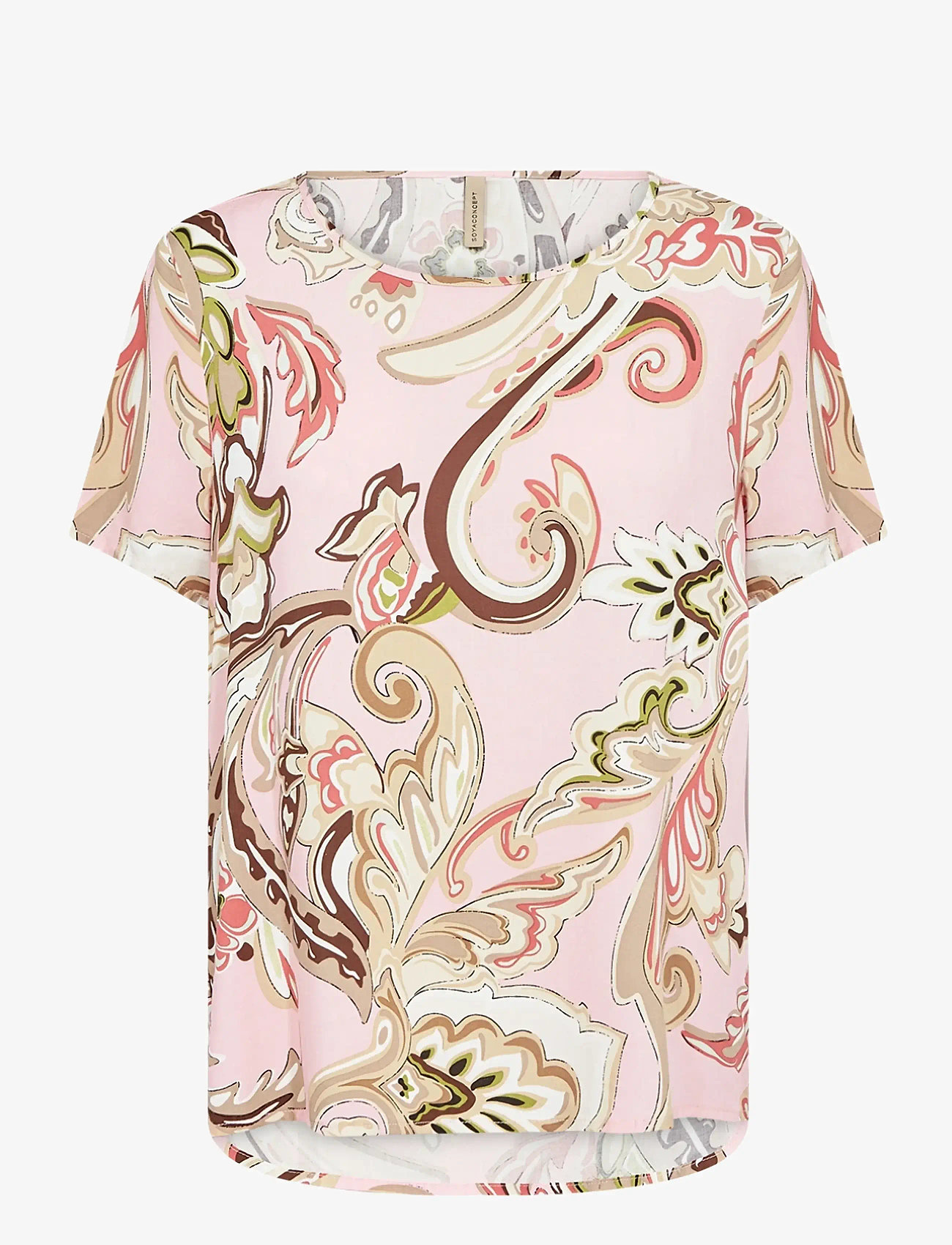 Soyaconcept - SC-CASJA - lühikeste varrukatega pluusid - 4120c rose combi - 1