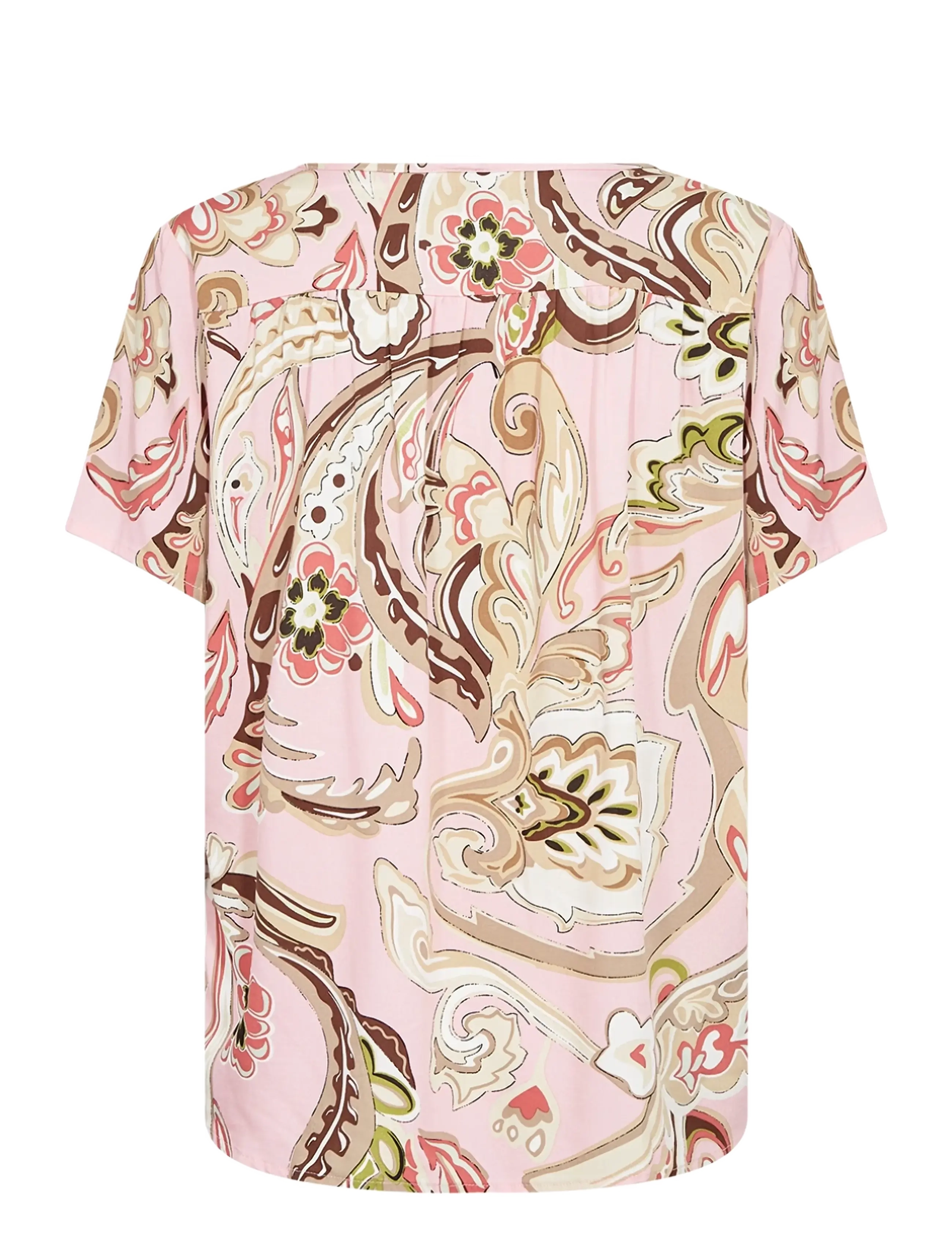 Soyaconcept - SC-CASJA - kortærmede bluser - 4120c rose combi - 2
