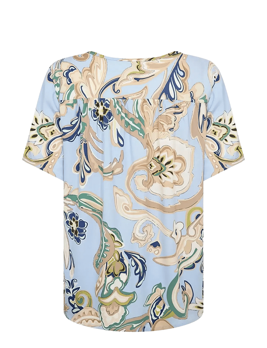 Soyaconcept - SC-CASJA - kurzärmelige blusen - 6250 windsurfer combi - 2
