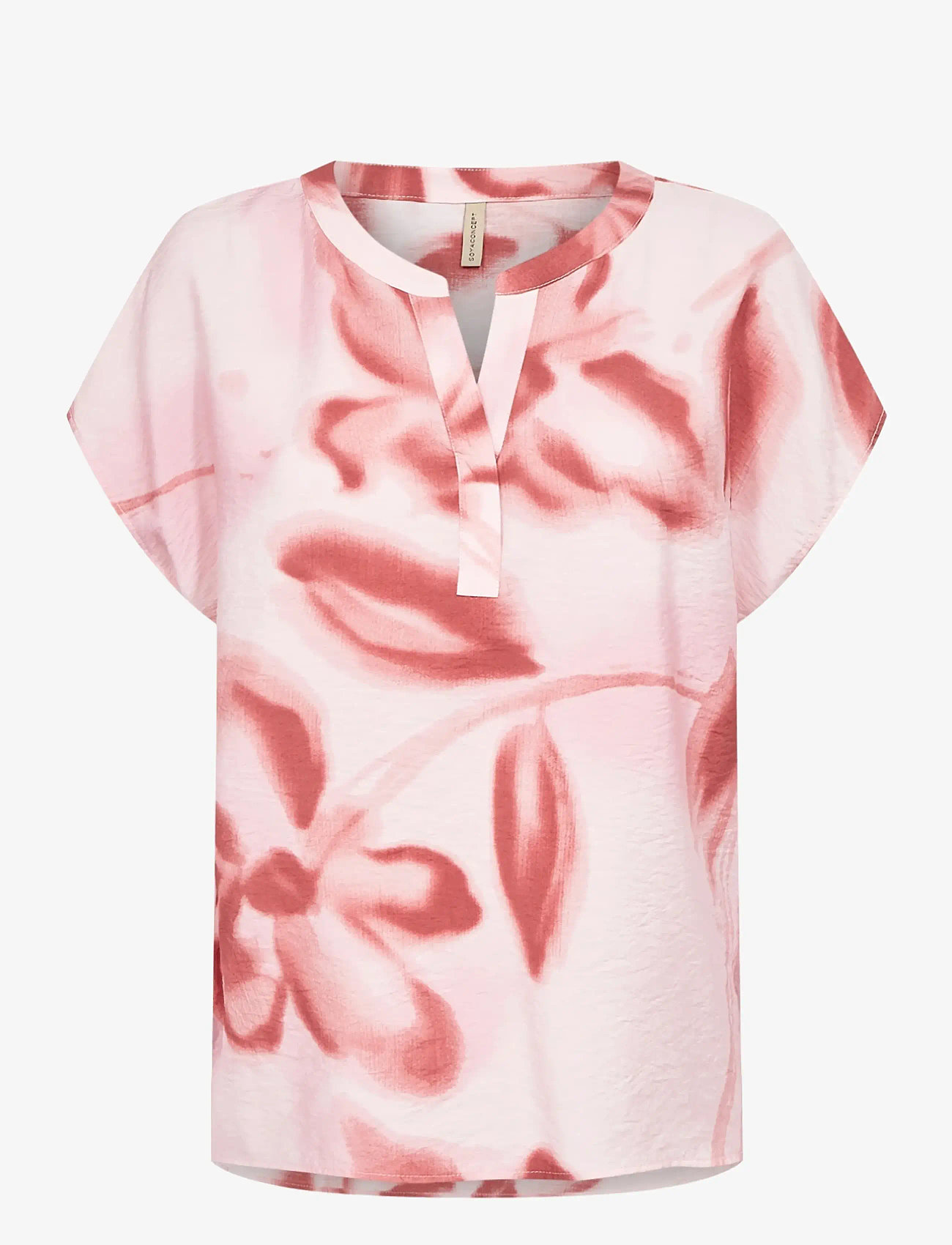 Soyaconcept - SC-CATE - kortærmede bluser - 4120c rose combi - 1