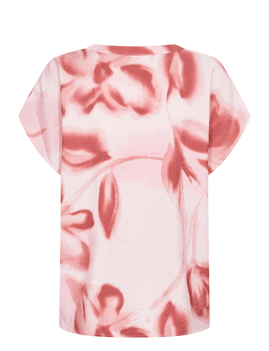 Soyaconcept - SC-CATE - bluzki z krótkim rękawem - 4120c rose combi - 2