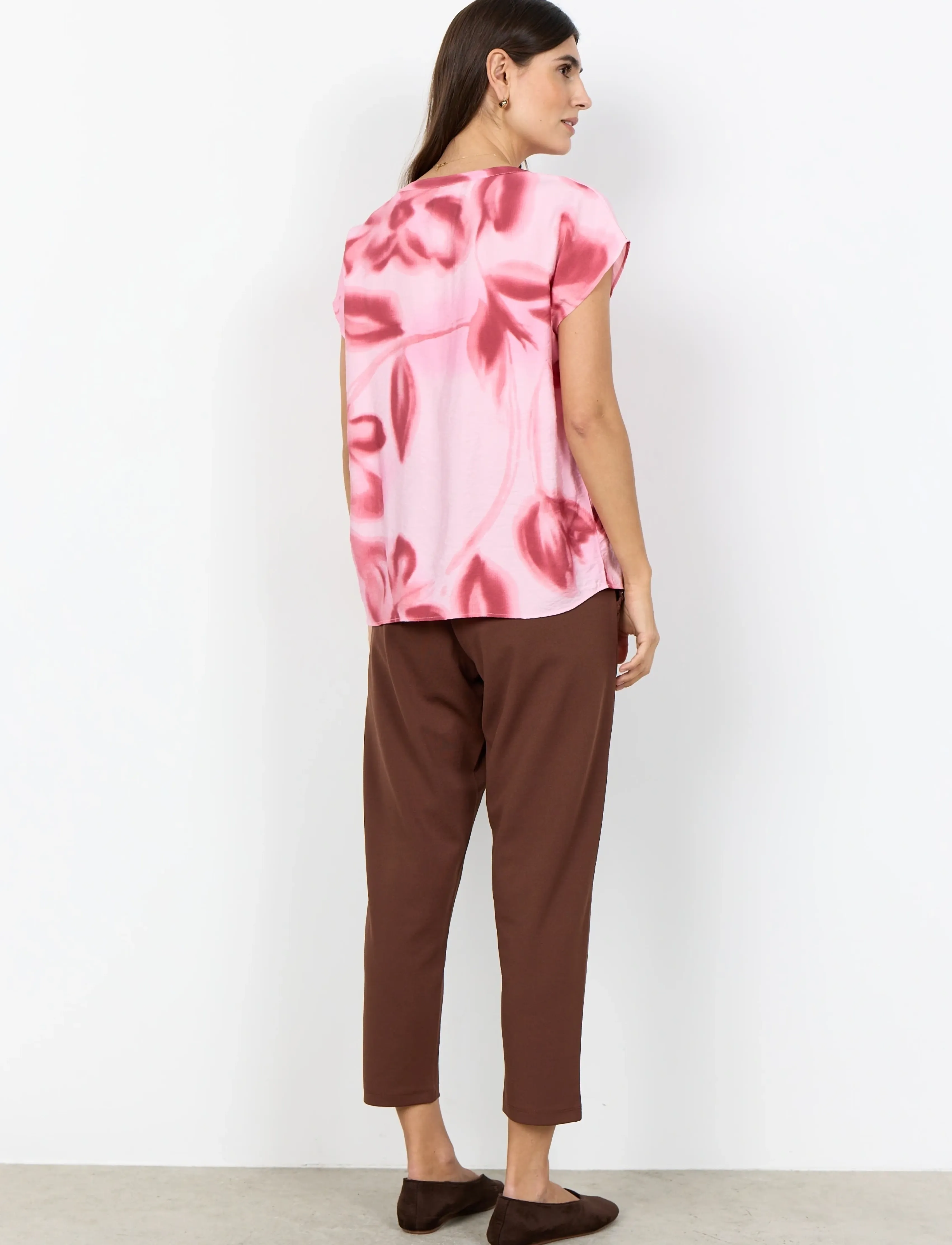 Soyaconcept - SC-CATE - short-sleeved blouses - 4120c rose combi - 4