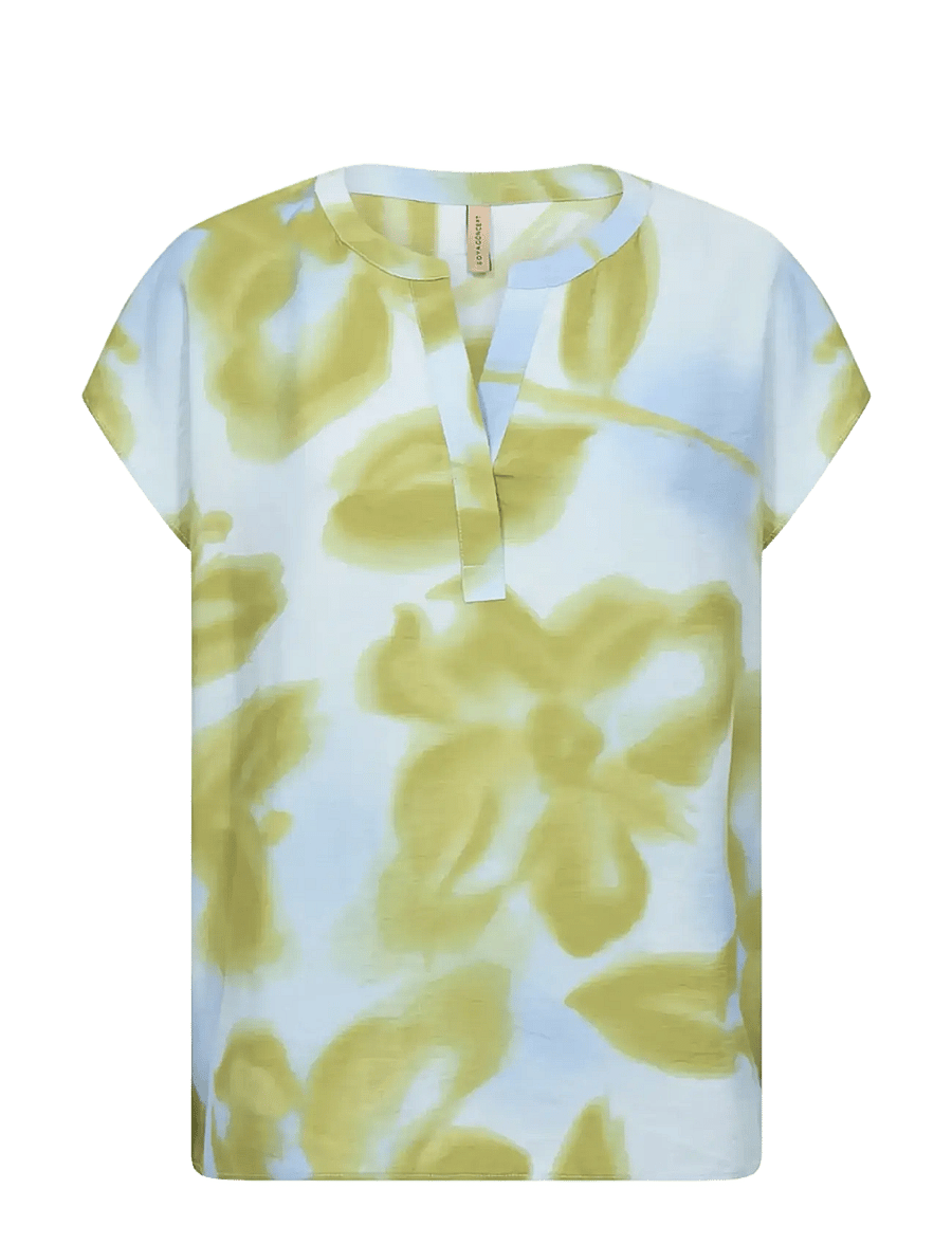 Soyaconcept - SC-CATE - kurzärmelige blusen - 6250 windsurfer combi - 1