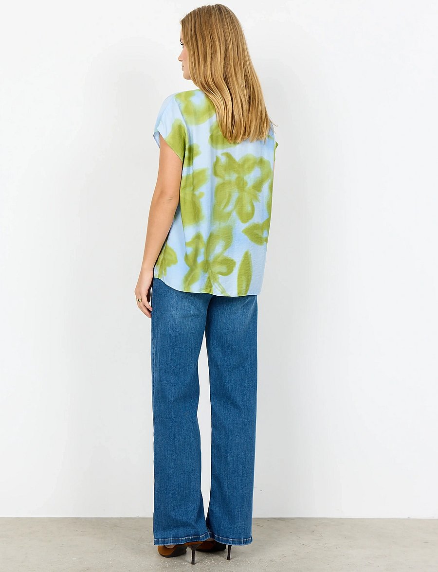 Soyaconcept - SC-CATE - kurzärmelige blusen - 6250 windsurfer combi - 4