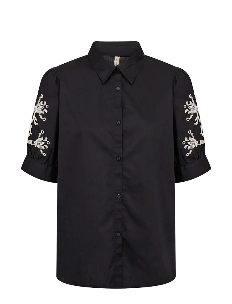 Soyaconcept - SC-MILLY - kurzärmlige hemden - 9999 black - 1