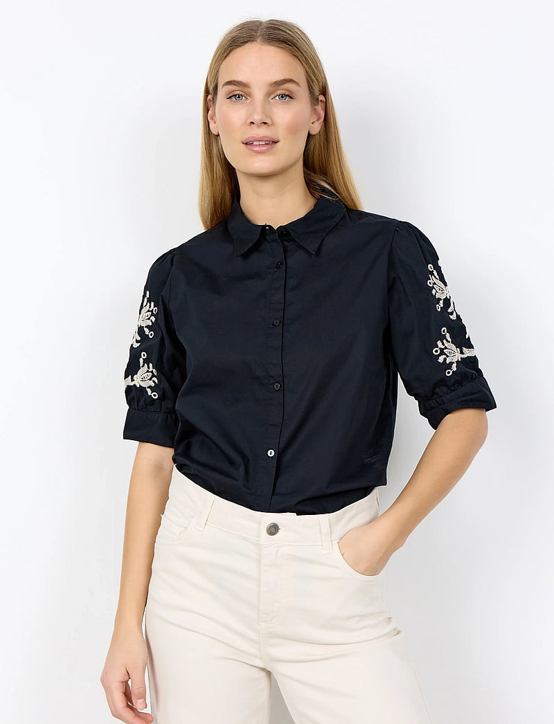 Soyaconcept - SC-MILLY - kurzärmlige hemden - 9999 black - 0