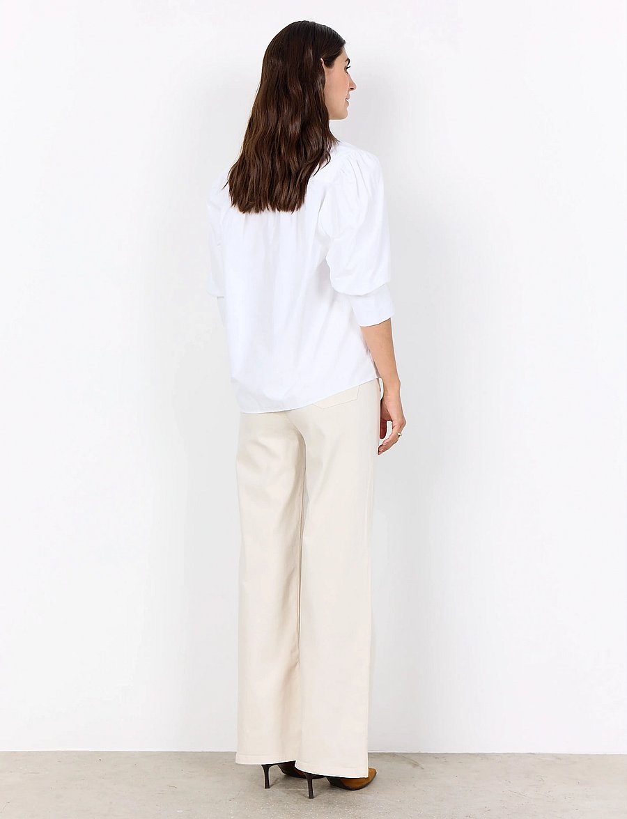 Soyaconcept - SC-NETTI - lühikeste varrukatega särgid - 1000 white - 4