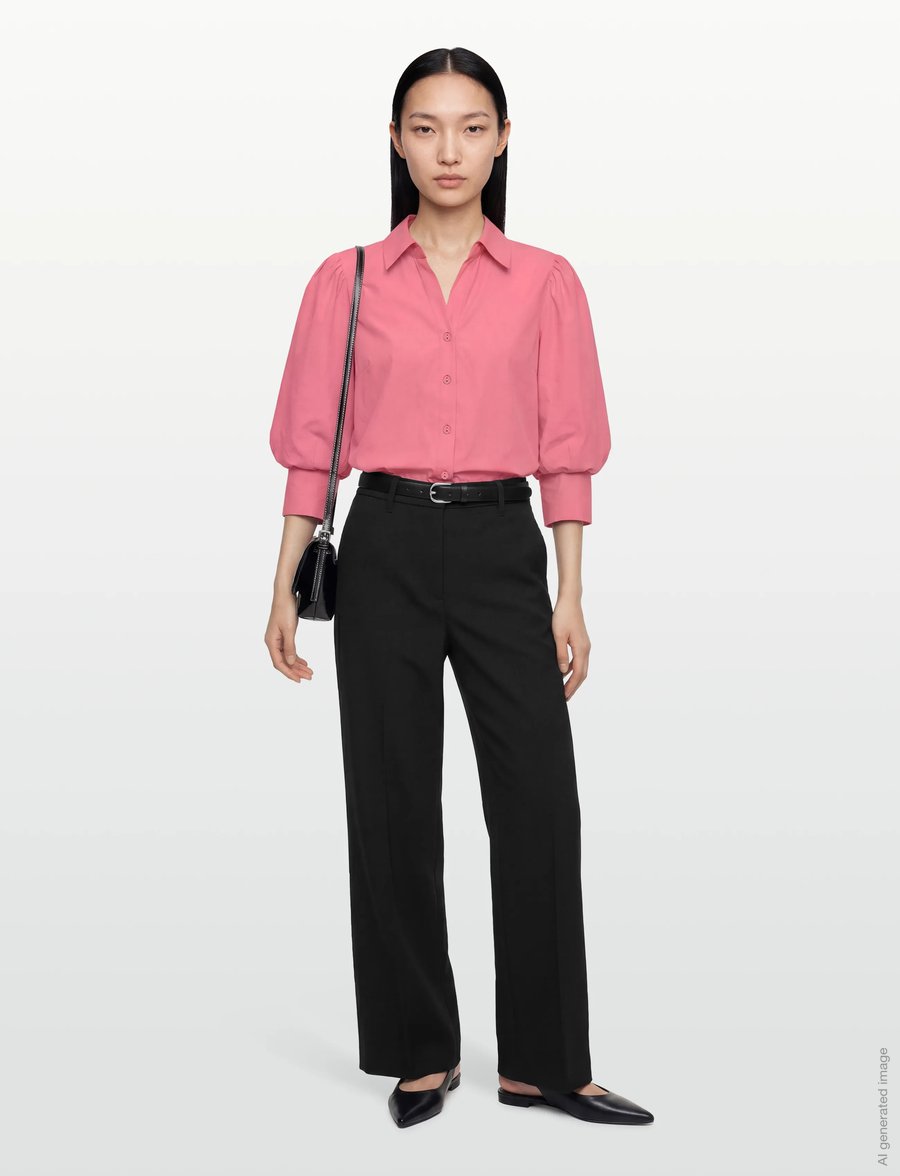 Soyaconcept - SC-NETTI - lühikeste varrukatega särgid - 4390 rapture rose - 0