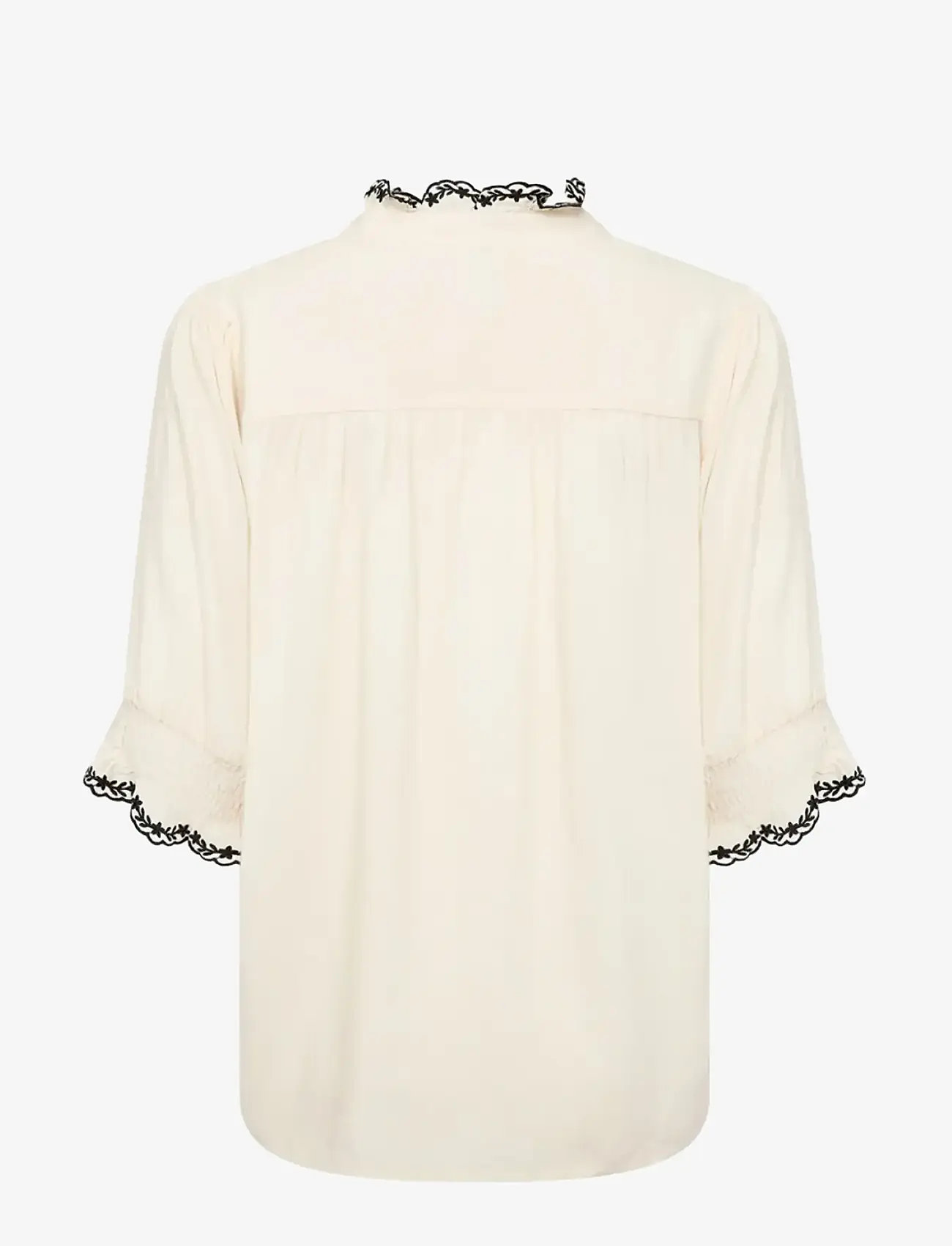 Soyaconcept - SC-RADIA - kortärmade blusar - 1620 cream - 2