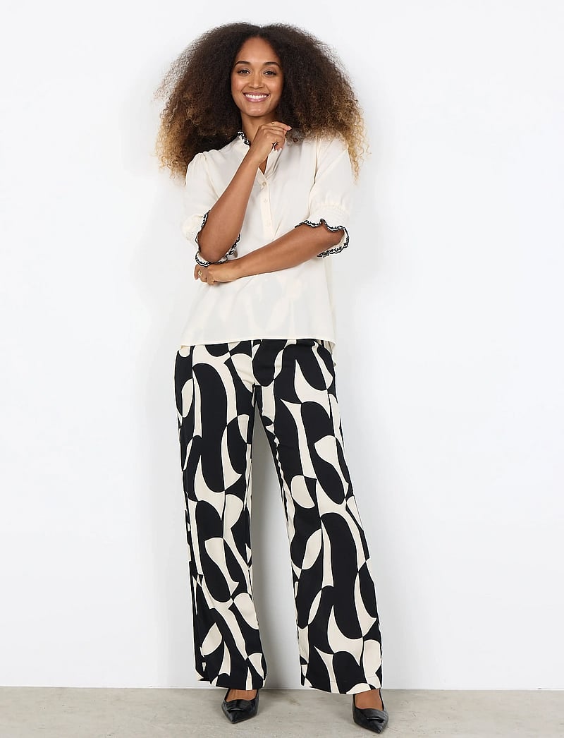 Soyaconcept - SC-RADIA - kortärmade blusar - 1620 cream - 3