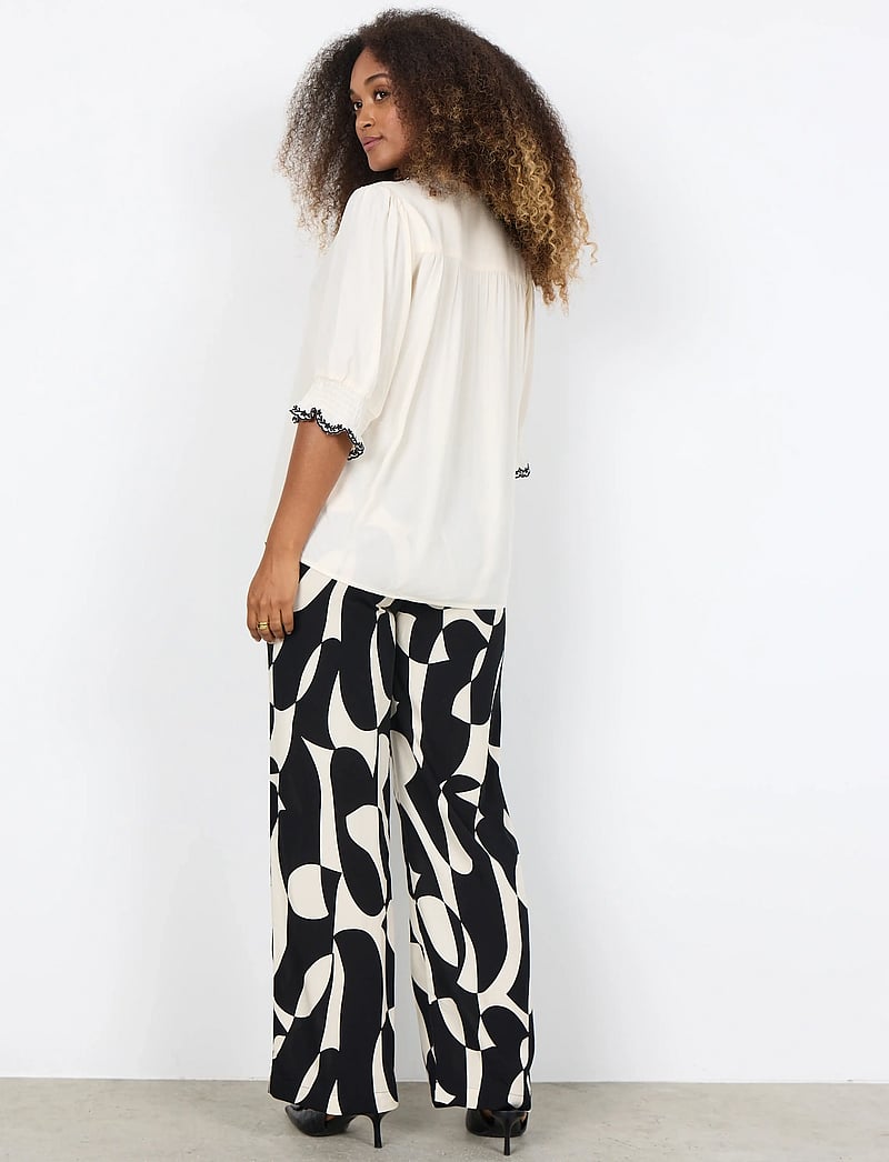 Soyaconcept - SC-RADIA - kortärmade blusar - 1620 cream - 4