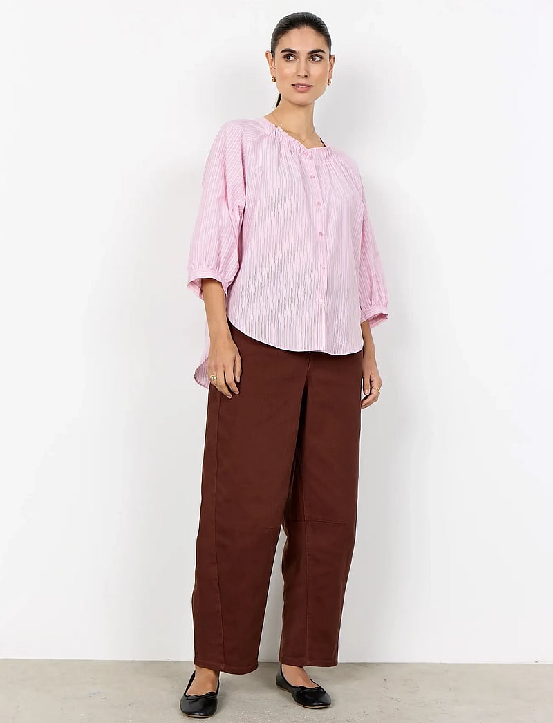 Soyaconcept - SC-CASSY - langärmlige blusen - 4120c rose combi - 3