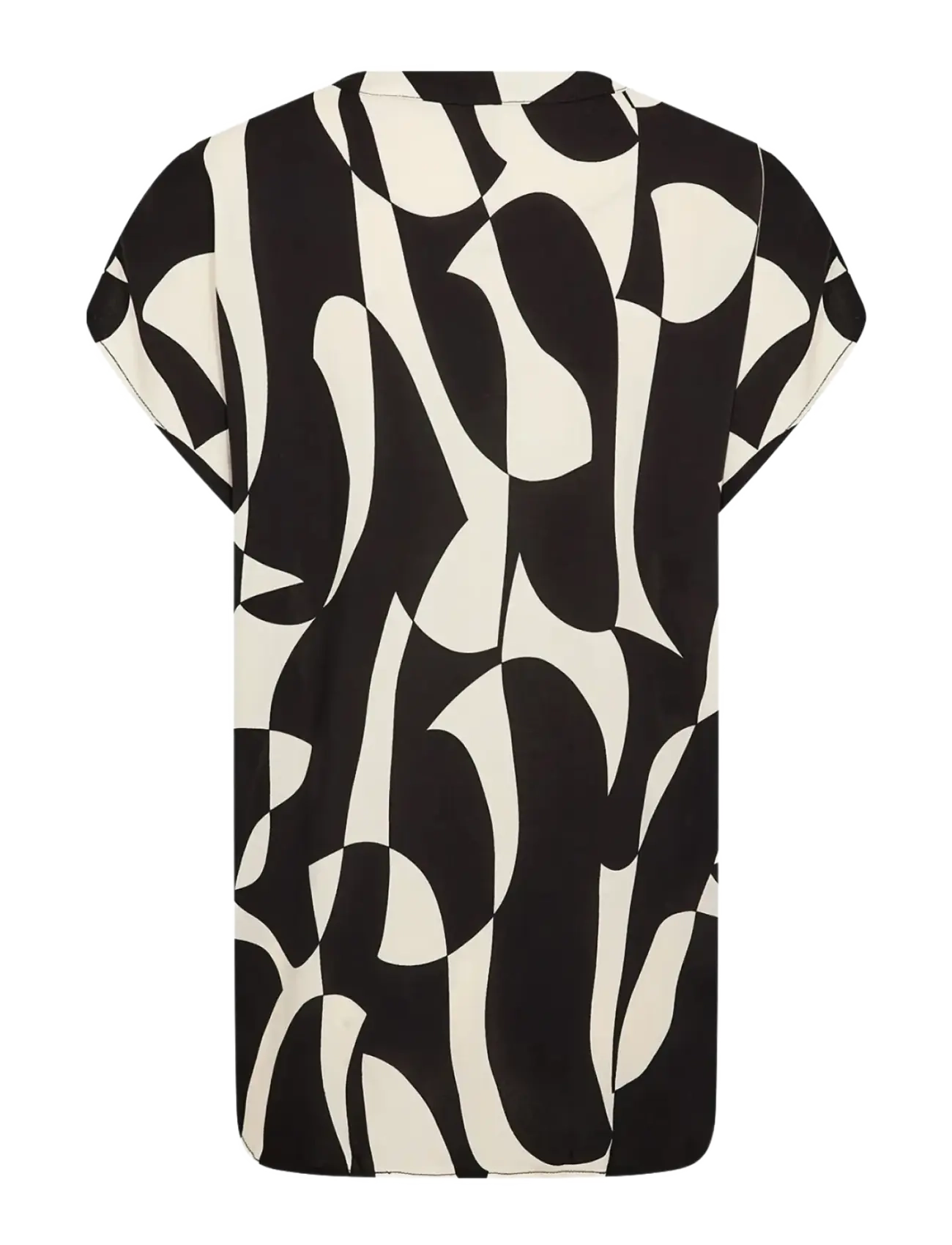 Soyaconcept - SC-CHANISE - blouses korte mouwen - 9999 black combi - 2