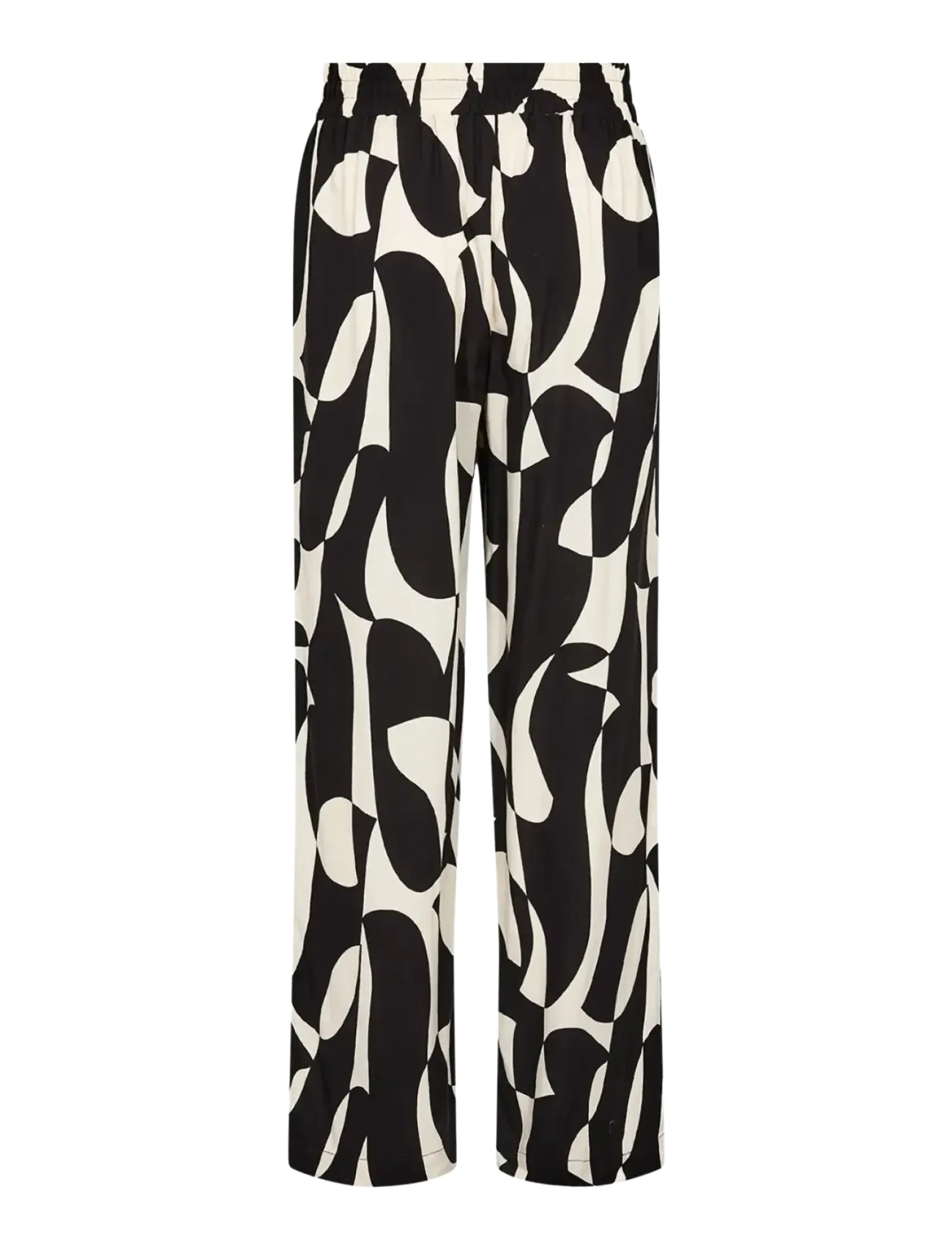 Soyaconcept - SC-CHANISE - plačios kelnės - 9999 black combi - 2